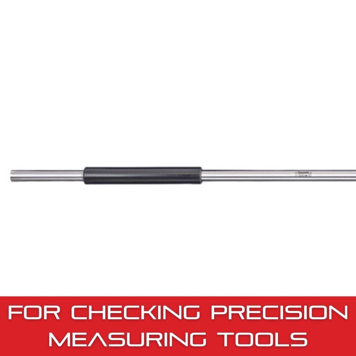 Starrett 11mm Diameter 500mm Length End Measuring Rod with Insulated Handle - Precision Gauge Comparator Tool for Parallel Surface Measurement - Ideal for Machining, Metalworking, and Quality Control Applications