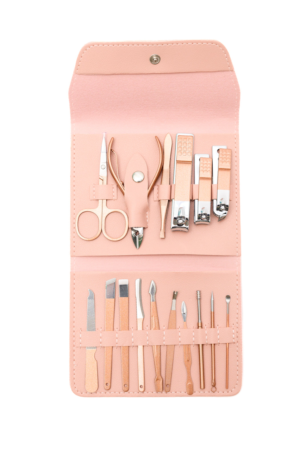 Professional Manicure & Pedicure Kit - 12-Piece Nail Care Set with Stainless Steel Tools for Salon-Quality Results at Home | Perfect for DIY Nail Art, Gifts & Spa Days
