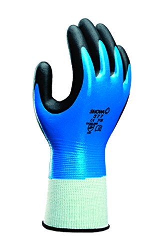 Best 377M-07 Foam Grip Nitrile Gloves - Medium (72 Pack) | Disposable Work Gloves for Food Service, Cleaning & Medical Use