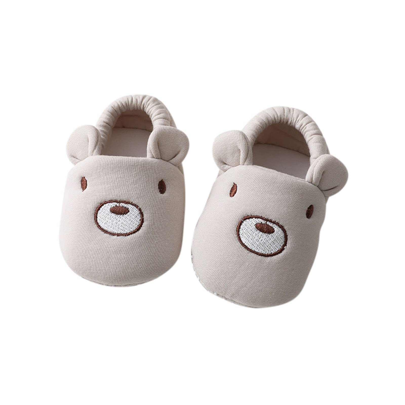 Non-Slip Cartoon First Walkers Shoes for Toddlers - Baby Boy & Girl Prewalker Socks with Anti-Skid Sole - Perfect for Indoor Play, Learning to Walk, and Daycare Activities