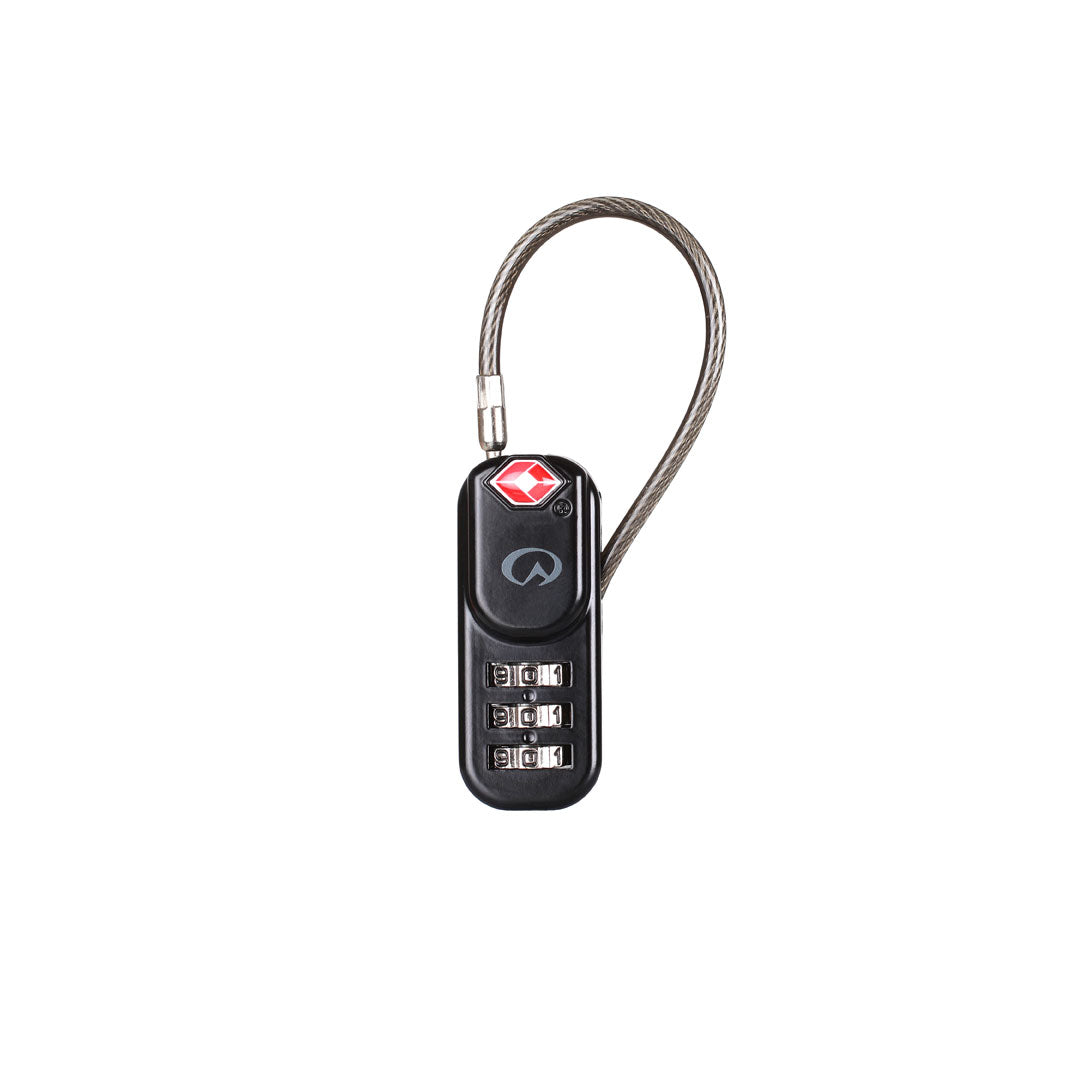 Lifeventure TSA Approved 3-Dial Combination Lock - Secure Luggage, Backpacks & Travel Bags for Airports, Gyms & Storage