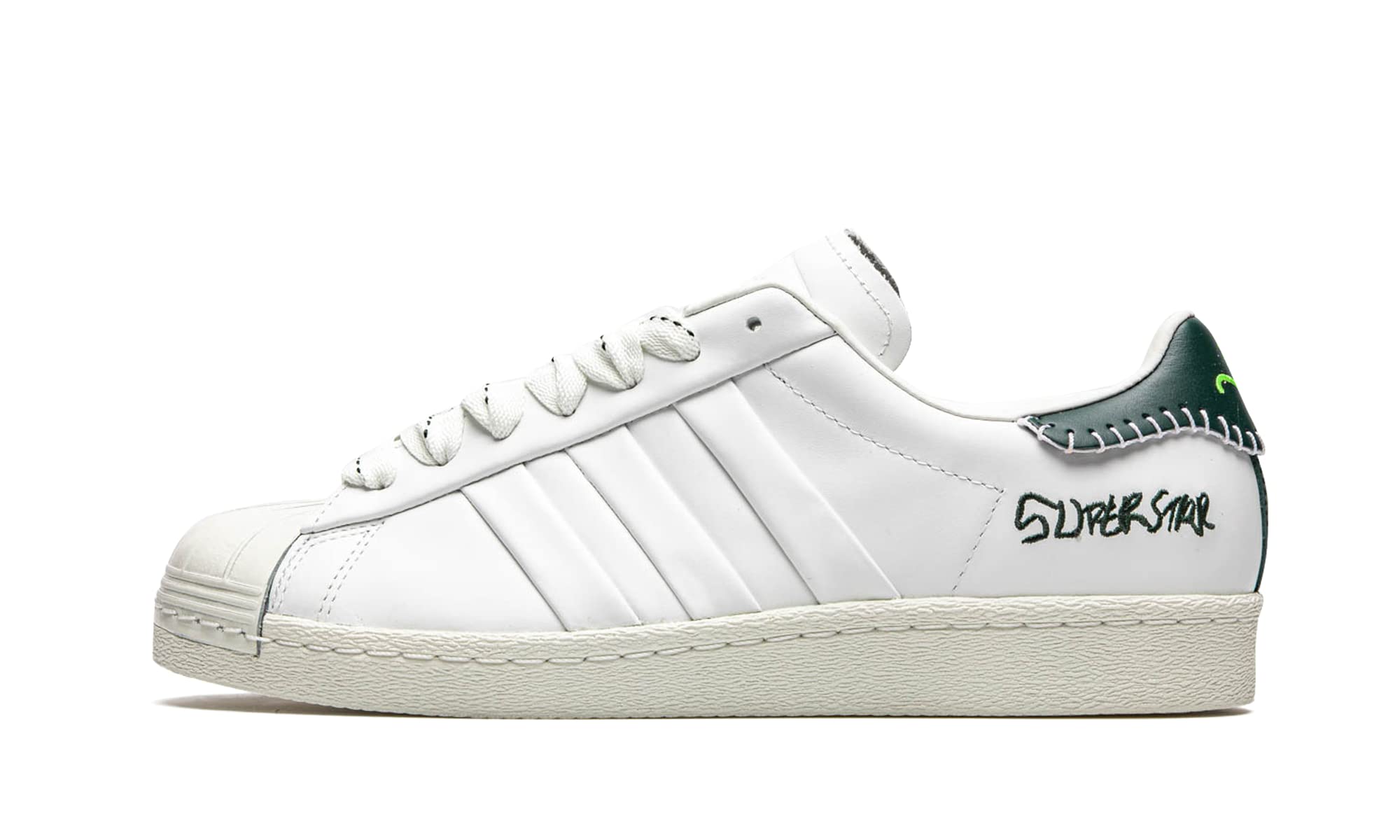 Adidas Men's Superstar FW7577 Jonah Hill Sneakers - Size 5.5 US - Classic White Casual Shoes for Streetwear & Everyday Fashion