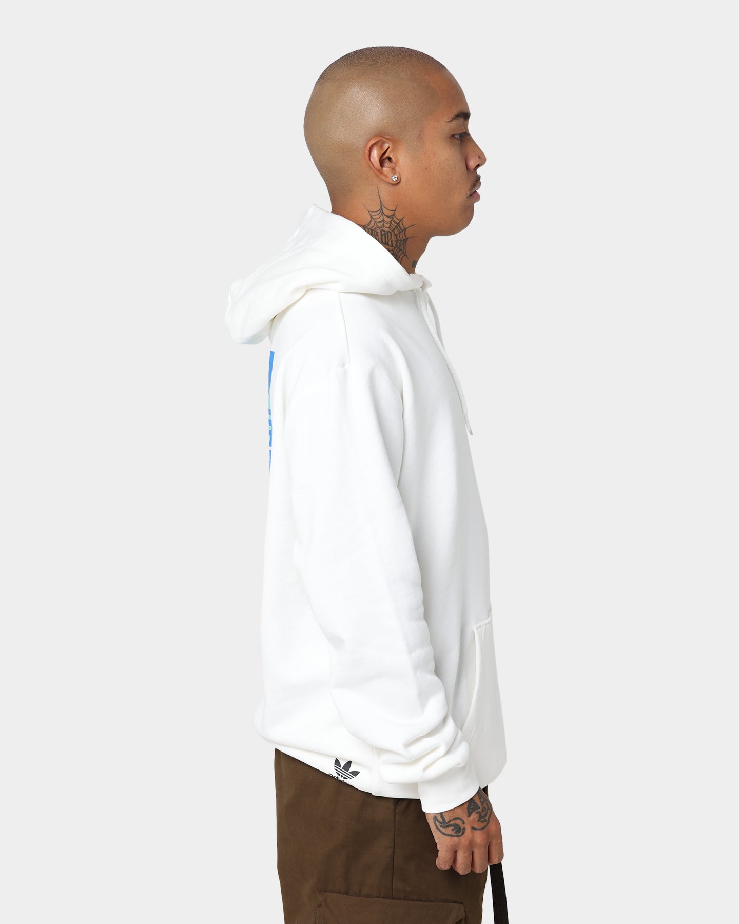 Adidas Yung Z Hoodie Core White - Men's Casual Pullover Sweatshirt for Streetwear & Everyday Comfort