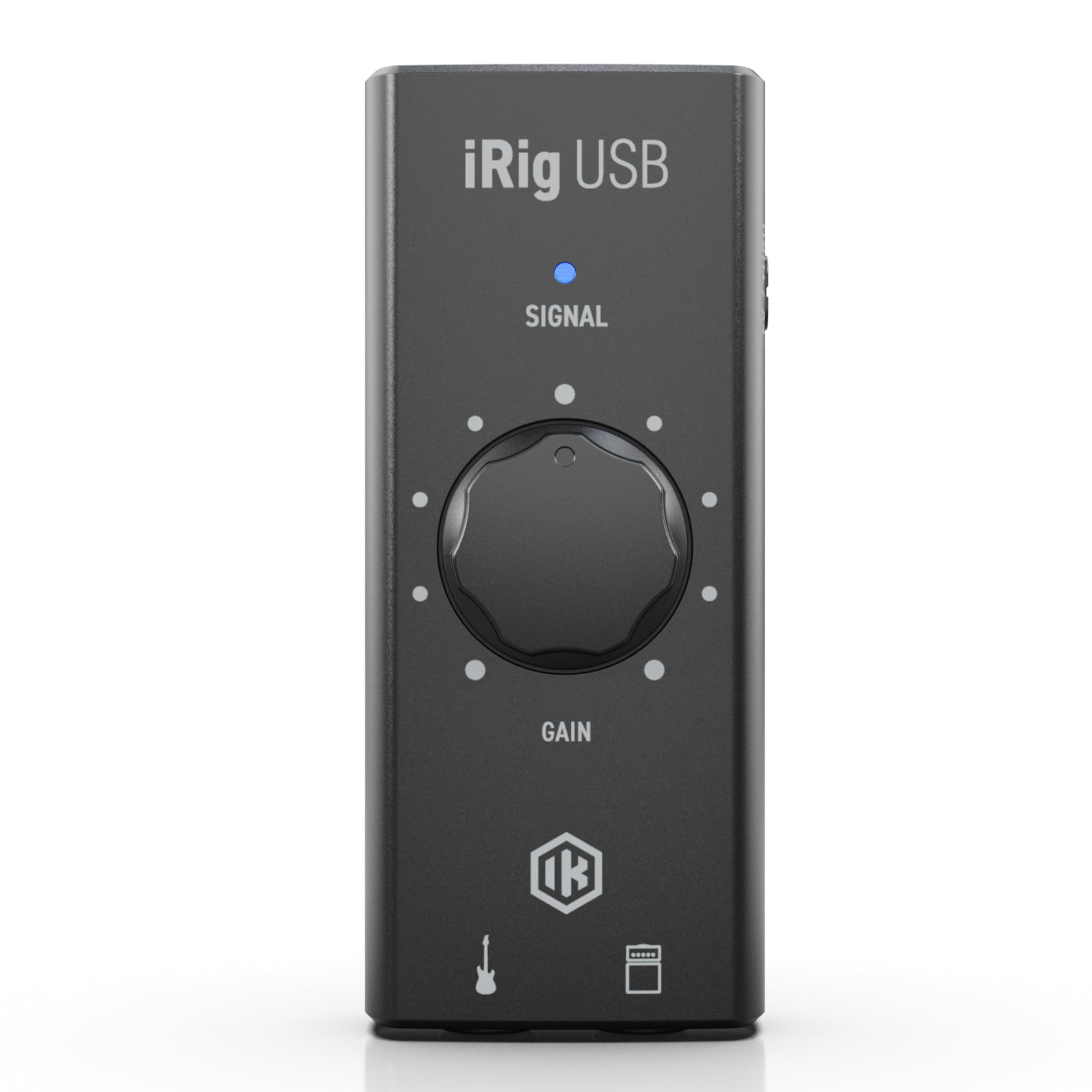 IK Multimedia iRig USB Guitar Audio Interface - 24-bit/48kHz High-Quality Recording for Guitar, Bass & Vocals | Compatible with iPad, Mac, PC (Includes USB-C Cable) | Perfect for Home Studio, Live Performance & Music Production