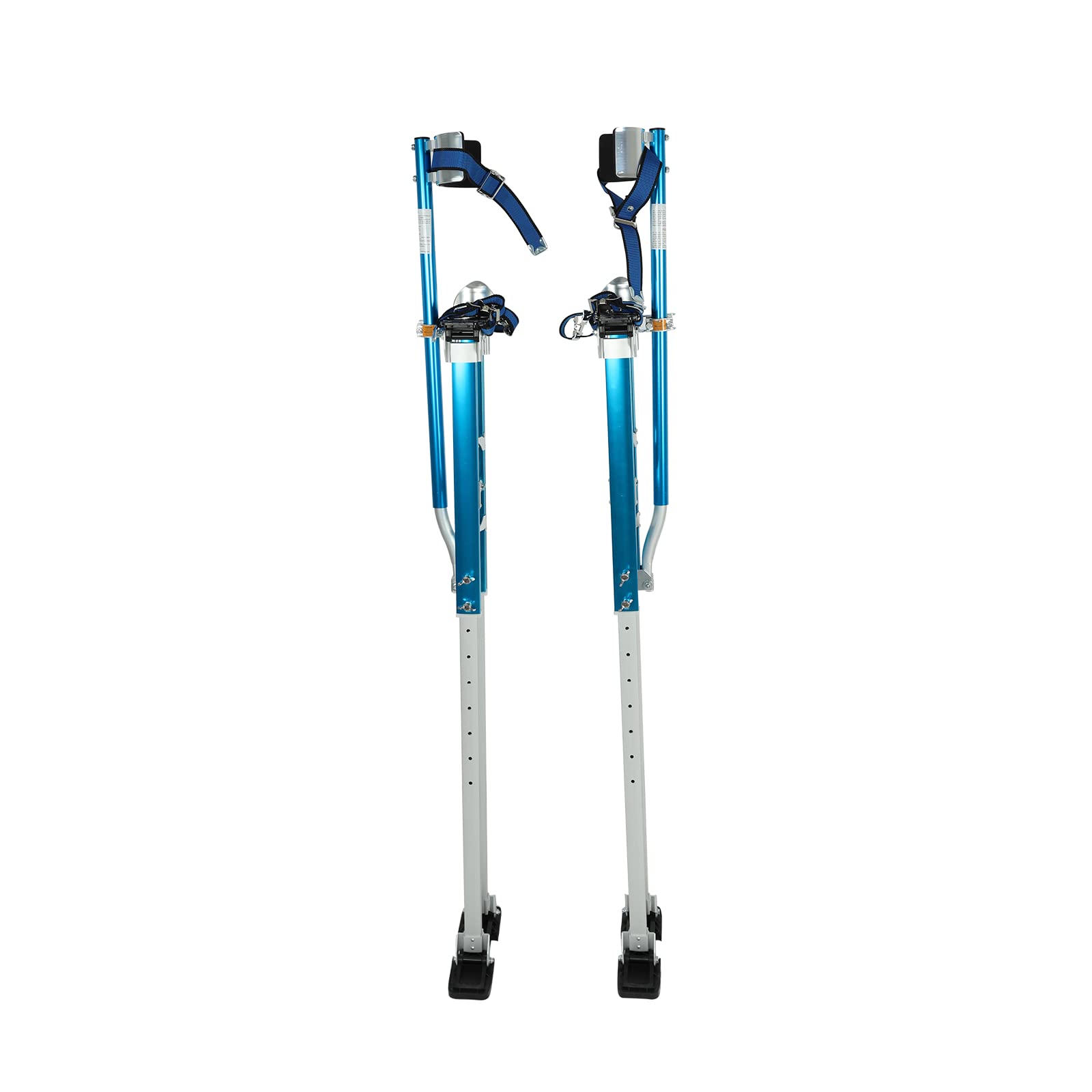 SUPERFASTRACING 36-50 Inch Adjustable Aluminum Drywall Stilts for Painters - Lightweight Construction Walking Stilts for Painting, Taping, Ceiling Work (Blue) - Perfect for Professional Painters, Drywall Installers and DIY Home Renovation Projects