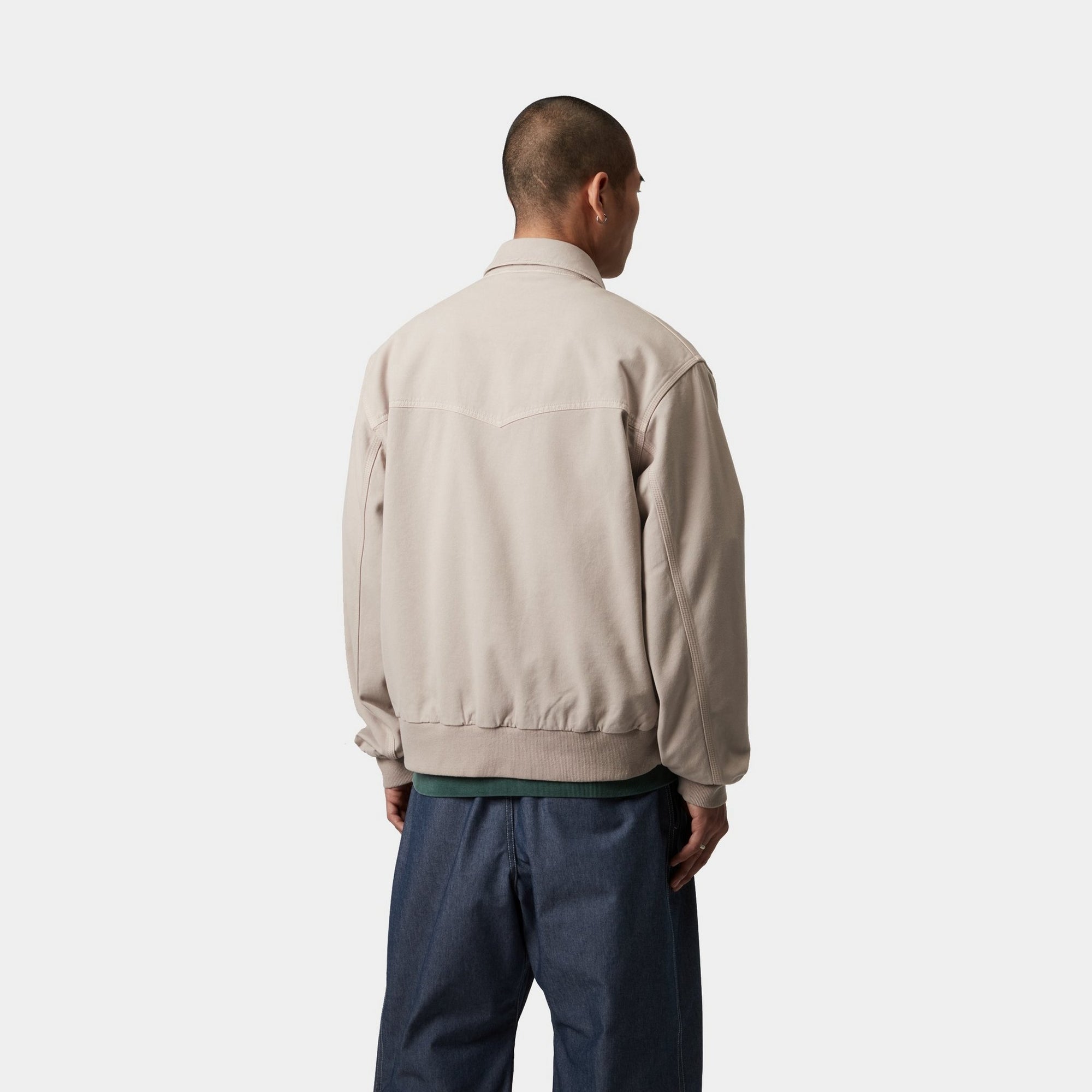OG Santa Fe Jacket for Men & Women | Spring Lightweight Jacket in Dusky Beige | Garment Dyed Cotton Blend | Perfect for Outdoor Adventures, Casual Wear & Travel