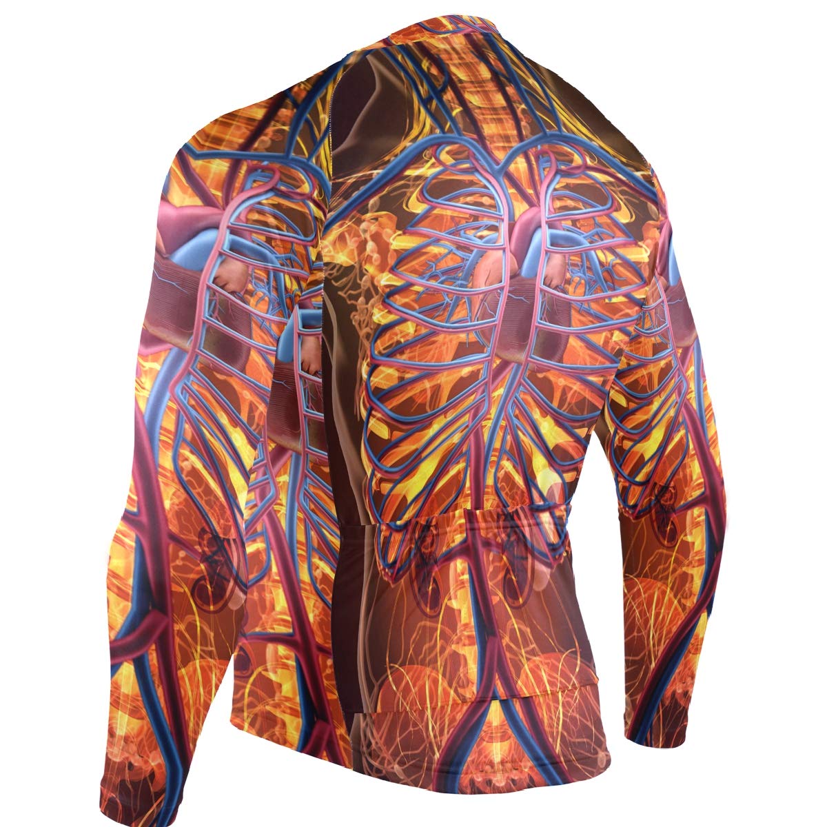 Men's Long Sleeve Cycling Jersey - Breathable Bike Shirt for Road & Mountain Biking - Perfect for Training, Commuting & Outdoor Sports
