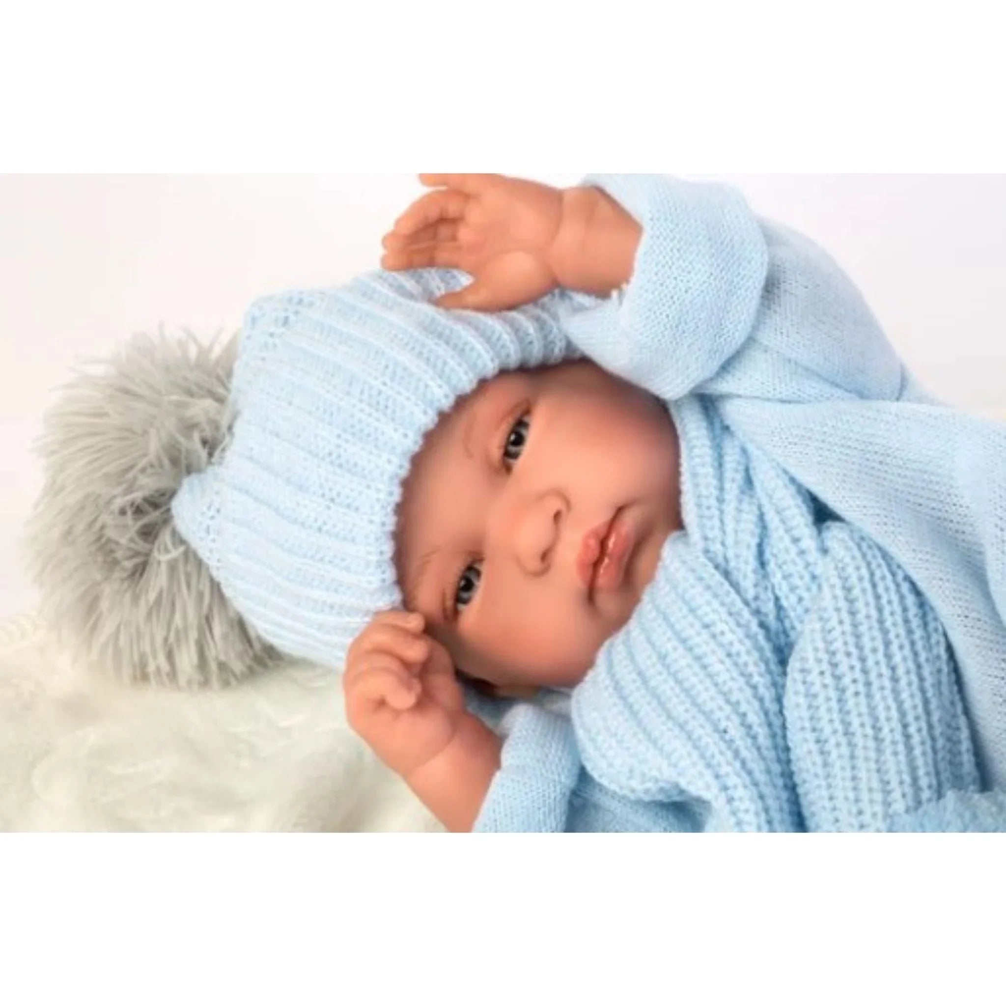 Baby Doll Jackson with Reversible Blanket - Soft Cuddly Toy for Newborns & Toddlers - Perfect for Playtime, Nursery Decor, and Gift Giving