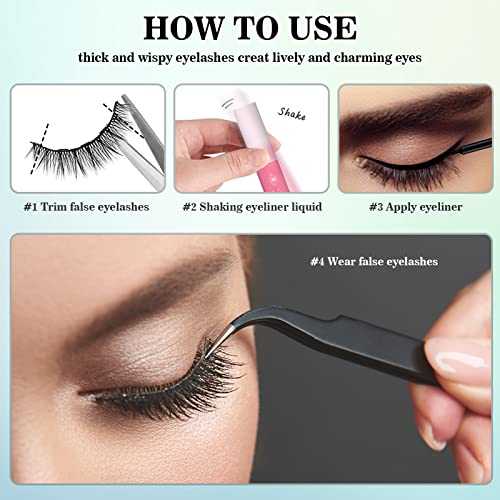 Waterproof 3D Magnetic Eyelashes with Eyeliner Kit - Natural Looking False Lashes for Dramatic Volume - Perfect for Weddings, Parties & Special Occasions