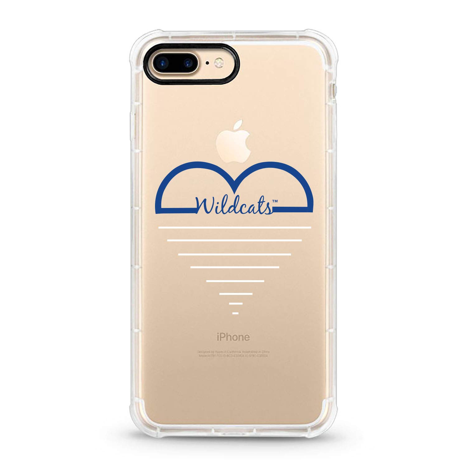 OTM Essentials University of Kentucky Wildcats Tough Edge Shockproof Phone Case with Heart Design - Perfect for UK Fans, Students & Alumni (iPhone/Android)