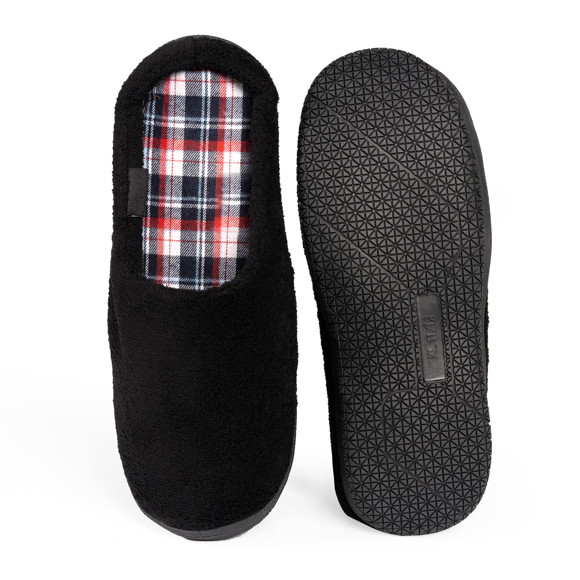 **NORTY Men's Slip-On Clog Slippers with Memory Foam - Comfortable Indoor House Shoes for Relaxation & Lounge Wear**