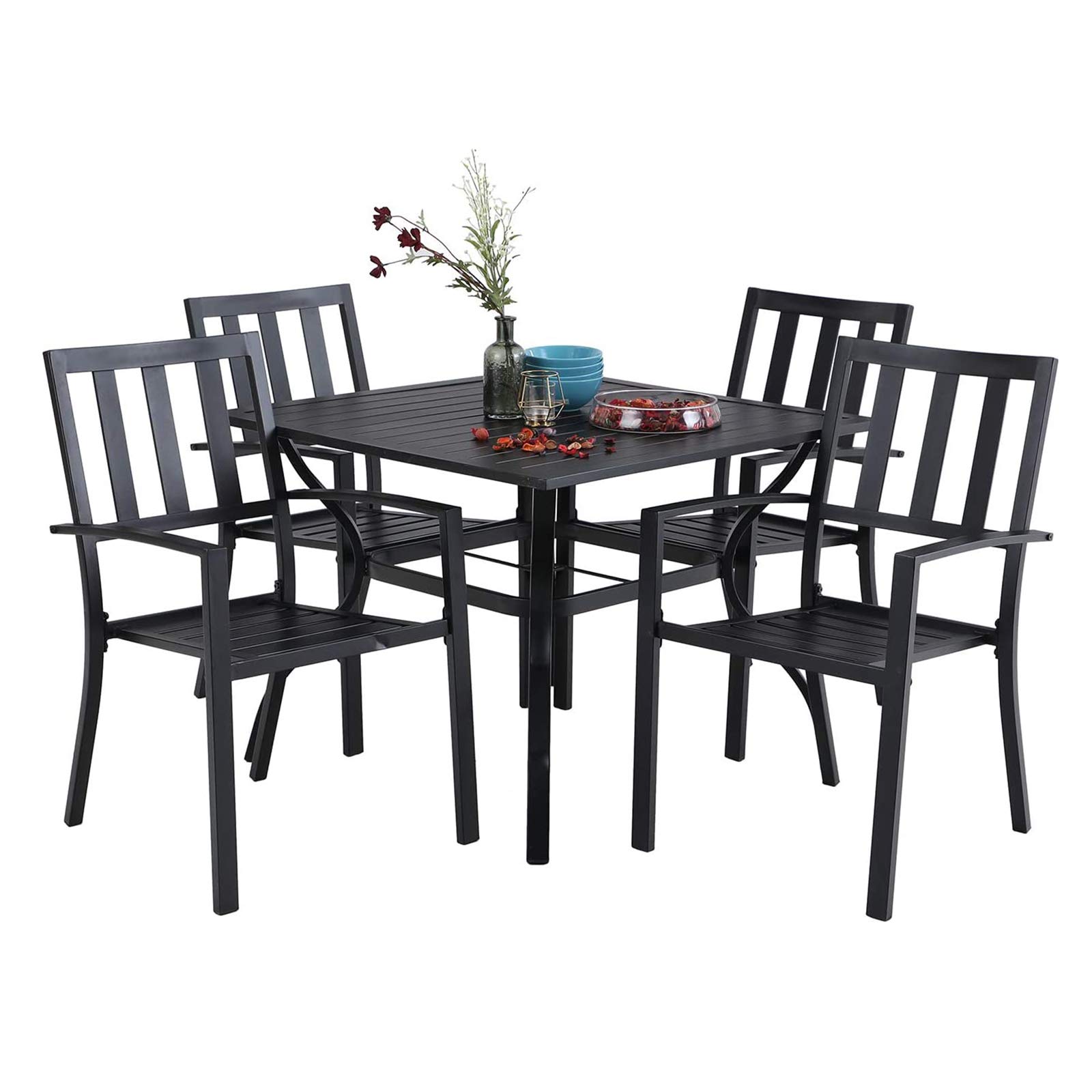 PHI VILLA 5-Piece Outdoor Dining Set - 37