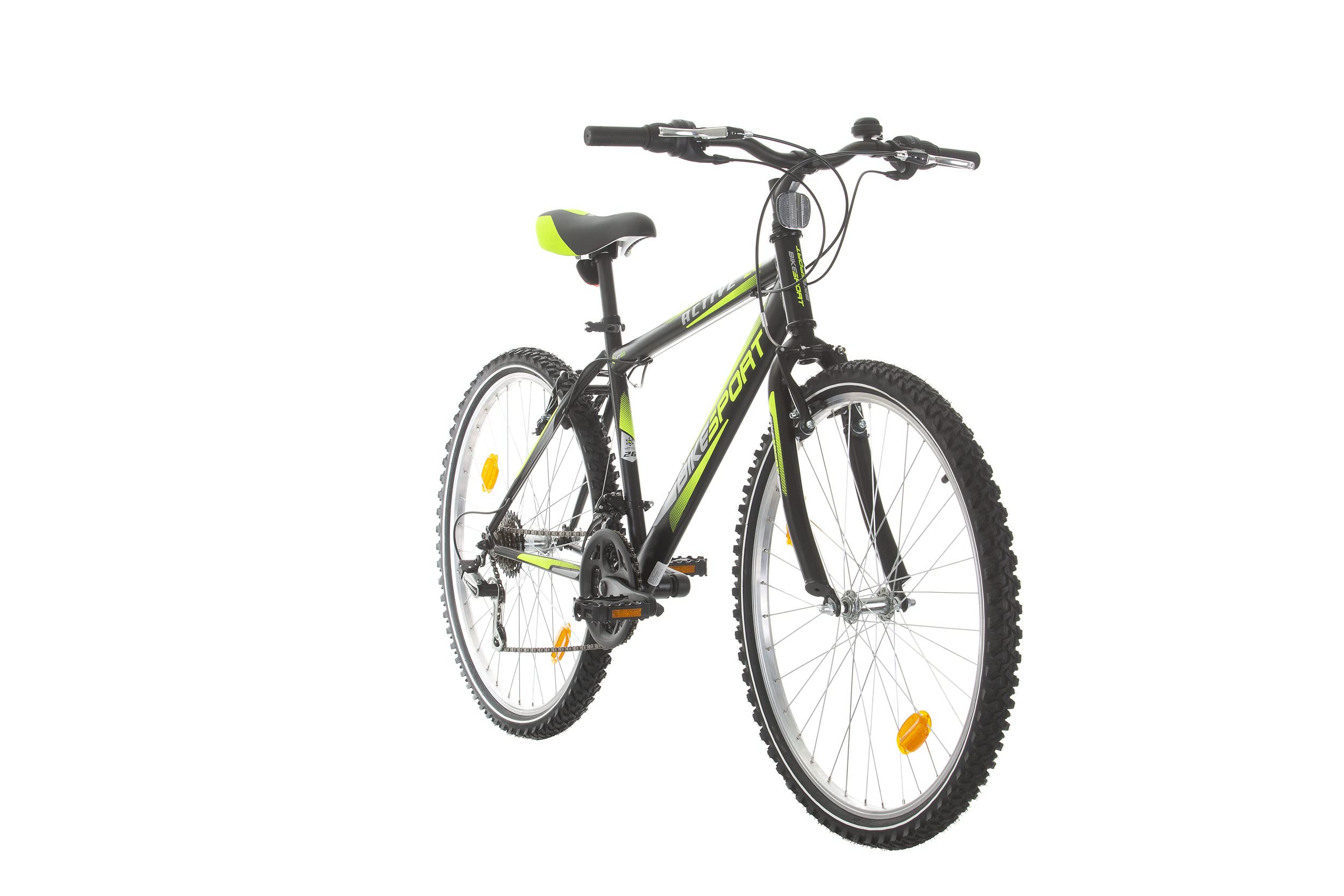 Bikesport Active 26 Inch 18-Speed Mountain Bike for Men & Boys - Ideal for Heights 155-170cm | Perfect for Trail Riding, Commuting & Outdoor Adventures