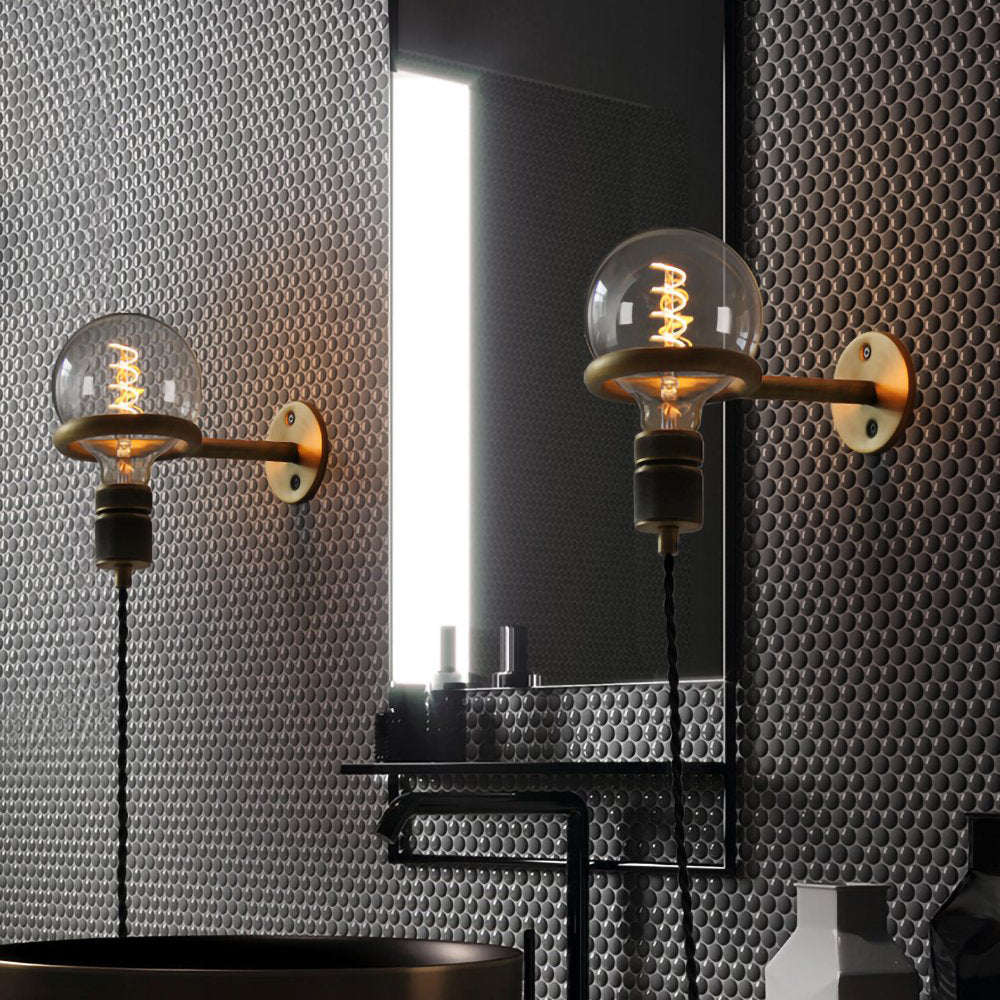Loop Minimalist Wall Light - Modern Sleek LED Sconce for Bedroom, Living Room & Hallway - Energy Efficient Indoor Lighting Fixture for Home Decor