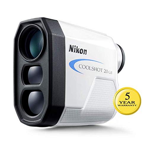 NIKON Coolshot 20 GII Golf Laser Rangefinder - Accurate Distance Measurement for Golfers | Perfect for Course Play & Tournament Practice