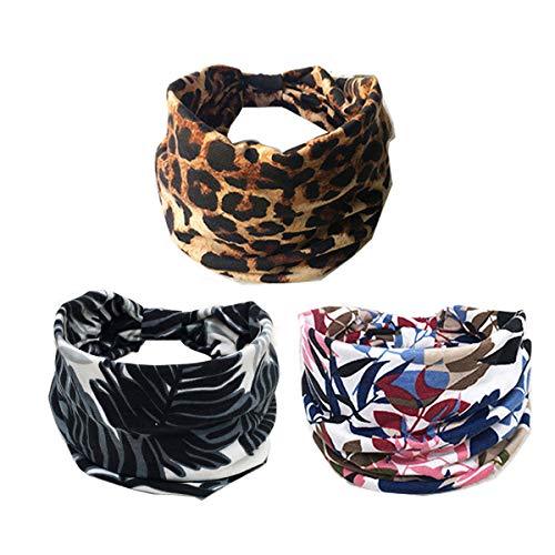 Non-Slip Yoga Headbands for Women - 5 Pack Stretchy Hair Accessories for Workouts, Running & Fitness - Cute & Comfortable Head Wraps for Active Lifestyles