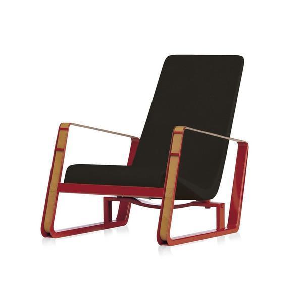 Modern Cite Lounge Chair - Comfortable Mid-Century Style Accent Chair for Living Room, Bedroom & Office - Perfect for Relaxing, Reading & Lounging