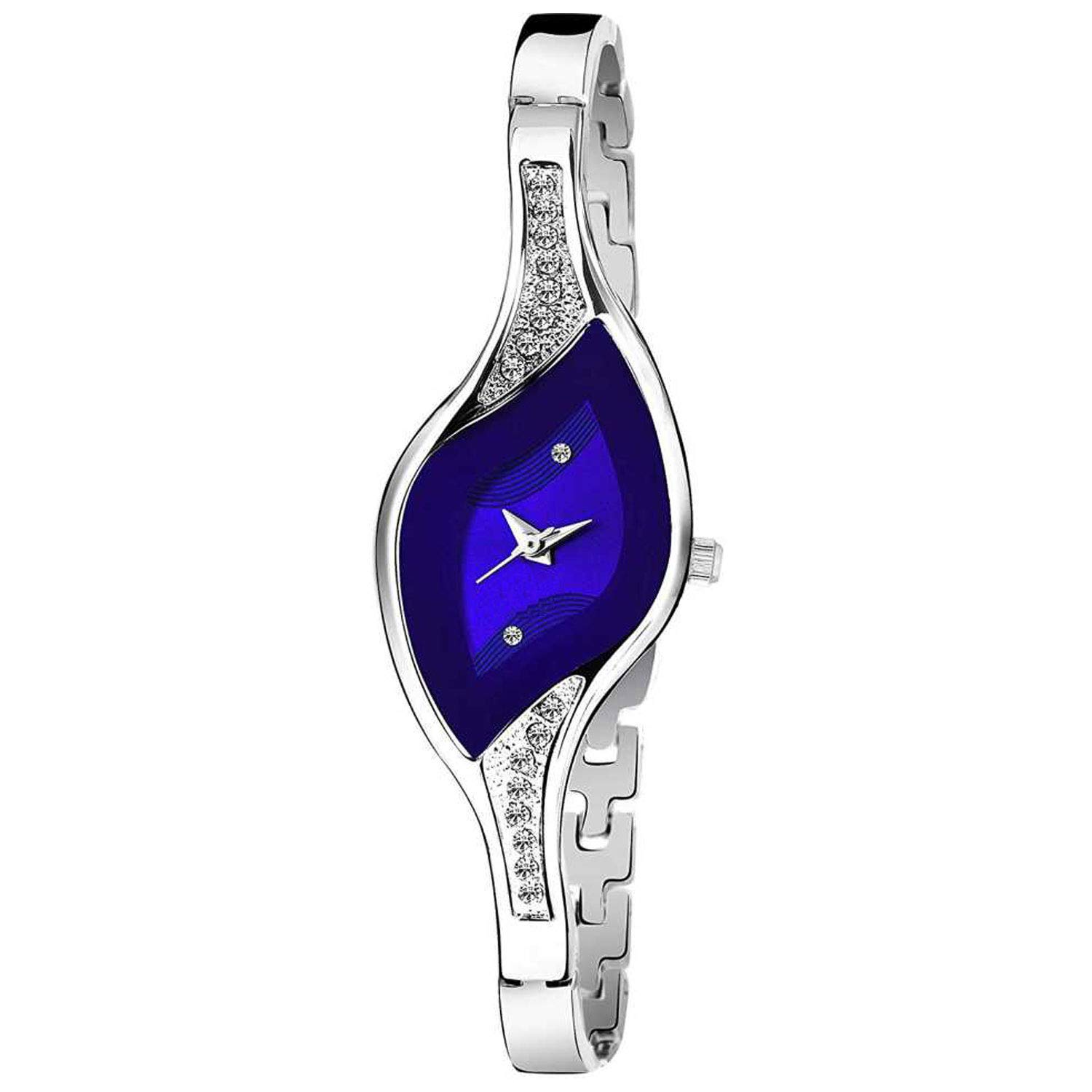 Shopoholic Analogue Blue Dial Women's Watch (S-334) - Stylish Fashion Accessory for Everyday Wear, Office & Casual Outfits