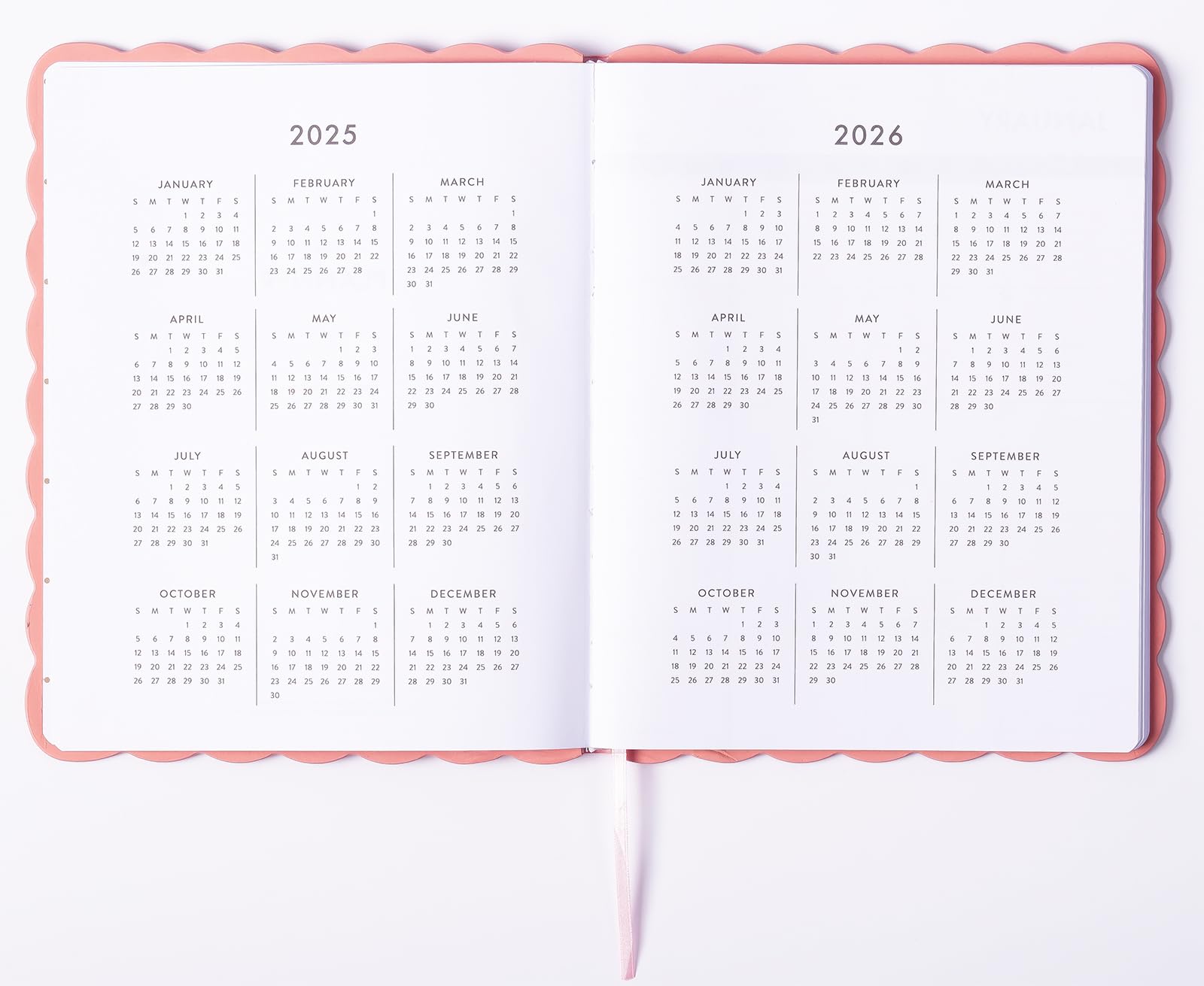 Eccolo 2025 Large Agenda Planner - 12 Month Weekly & Monthly Calendar with Habit & Gratitude Tracker - Hardcover 8x10
