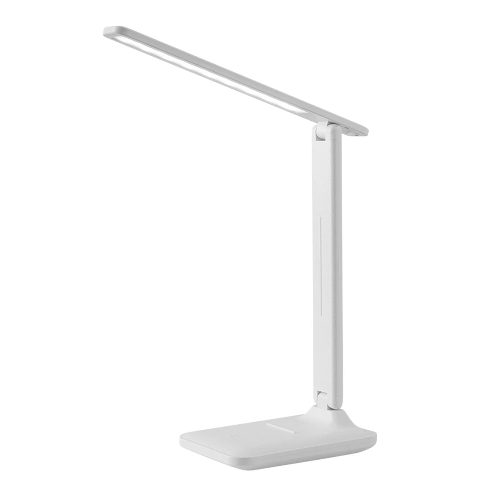 LED Desk Lamp with Stepless Dimming & Blue Light Filter - Eye Protection for Kids, Long Battery Life, Bright Adjustable Light for Bedroom, Study & Night Reading