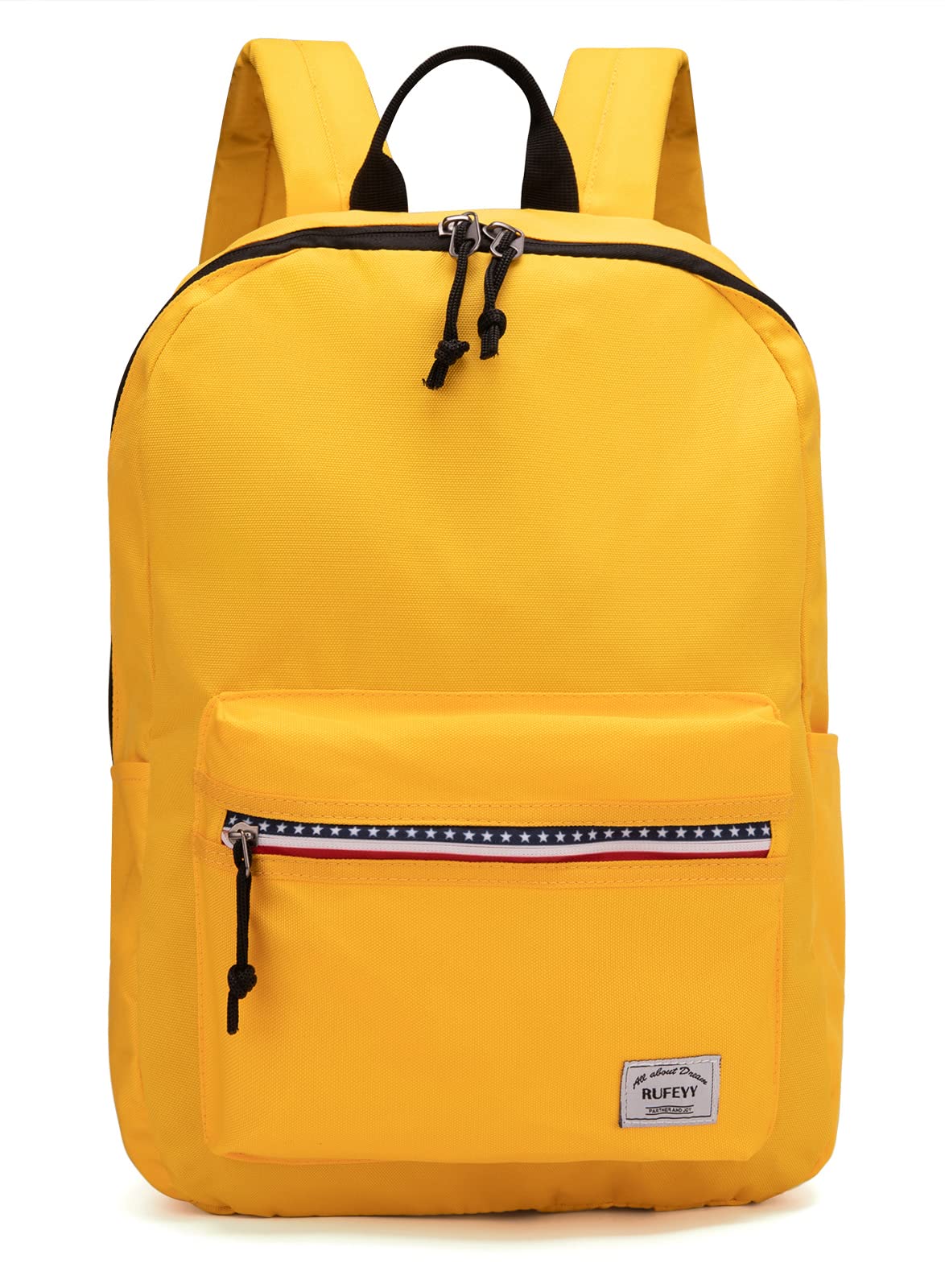 RUFEYY Lightweight 18L Classic School Backpack for Teen Boys & Girls - Durable Casual Backpack for High School, College, Travel & Everyday Use