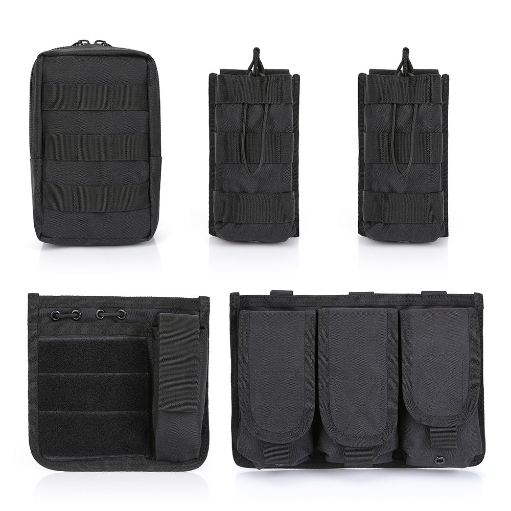 GZ XINXING Tactical Airsoft Paintball Vest - Adjustable Molle Vest for Airsoft, Paintball & Outdoor Games - Perfect for Military Simulation, Cosplay & Tactical Training