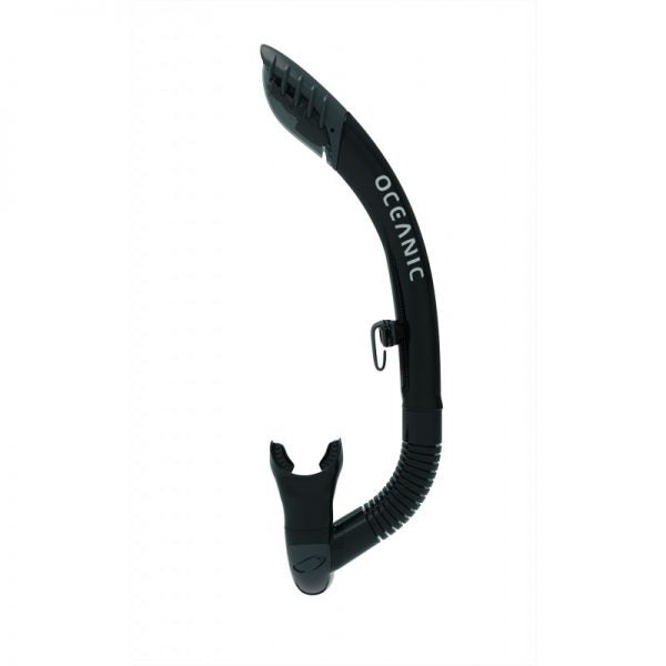 Oceanic Ultra Dry 2 Snorkel Set - Top Dry Snorkel for Adults with Splash Guard & Comfortable Mouthpiece - Perfect for Scuba Diving, Snorkeling & Beach Vacations