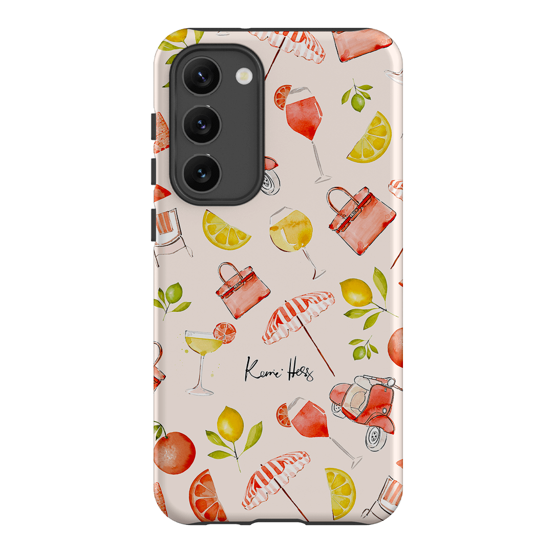 Stylish Positano Phone Case - Durable & Slim Protective Cover for iPhone & Samsung - Perfect for Travel, Work & Everyday Use
