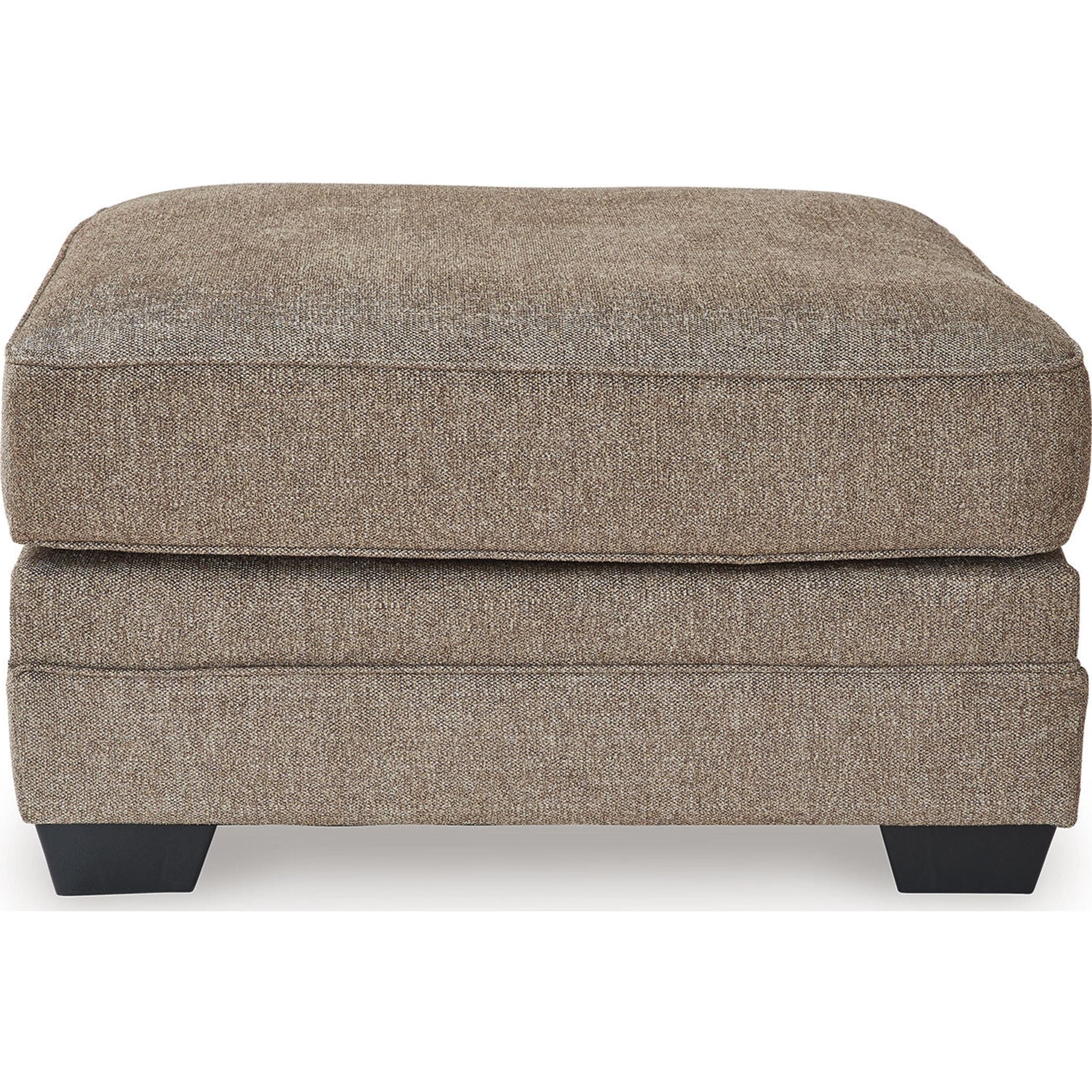 Cannonbrook Oversized Accent Ottoman - Nutmeg Brown Tufted Storage Bench for Living Room, Bedroom & Entryway | Perfect for Extra Seating, Footrest & Home Decor