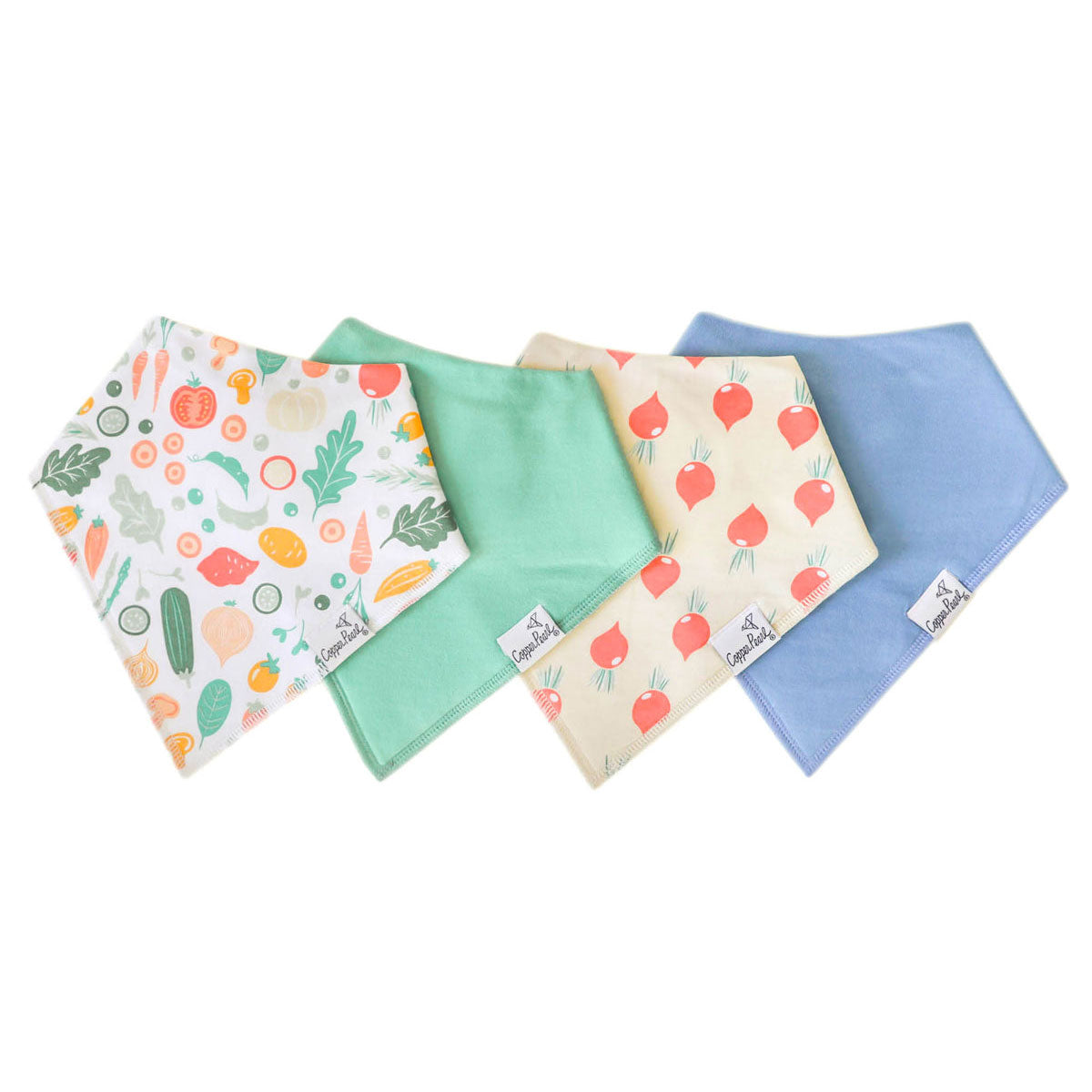 Soft Organic Cotton Baby Bandana Bibs - 3 Pack Drool Bibs for Newborns & Infants - Cute & Absorbent for Feeding, Teething, and Everyday Use