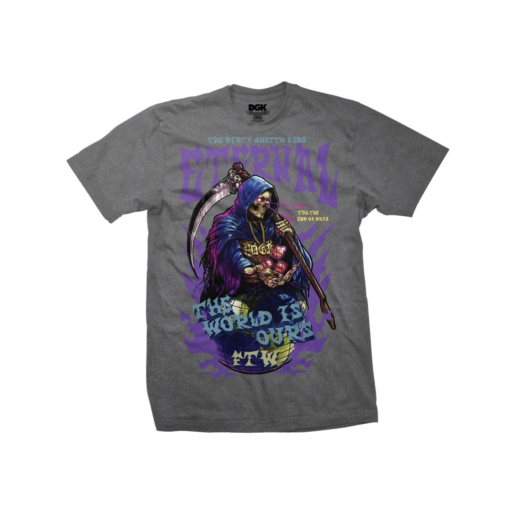 DGK Domination Short Sleeve T-Shirt - Washed Black | Streetwear Fashion for Men | Perfect for Casual Wear & Skateboarding
