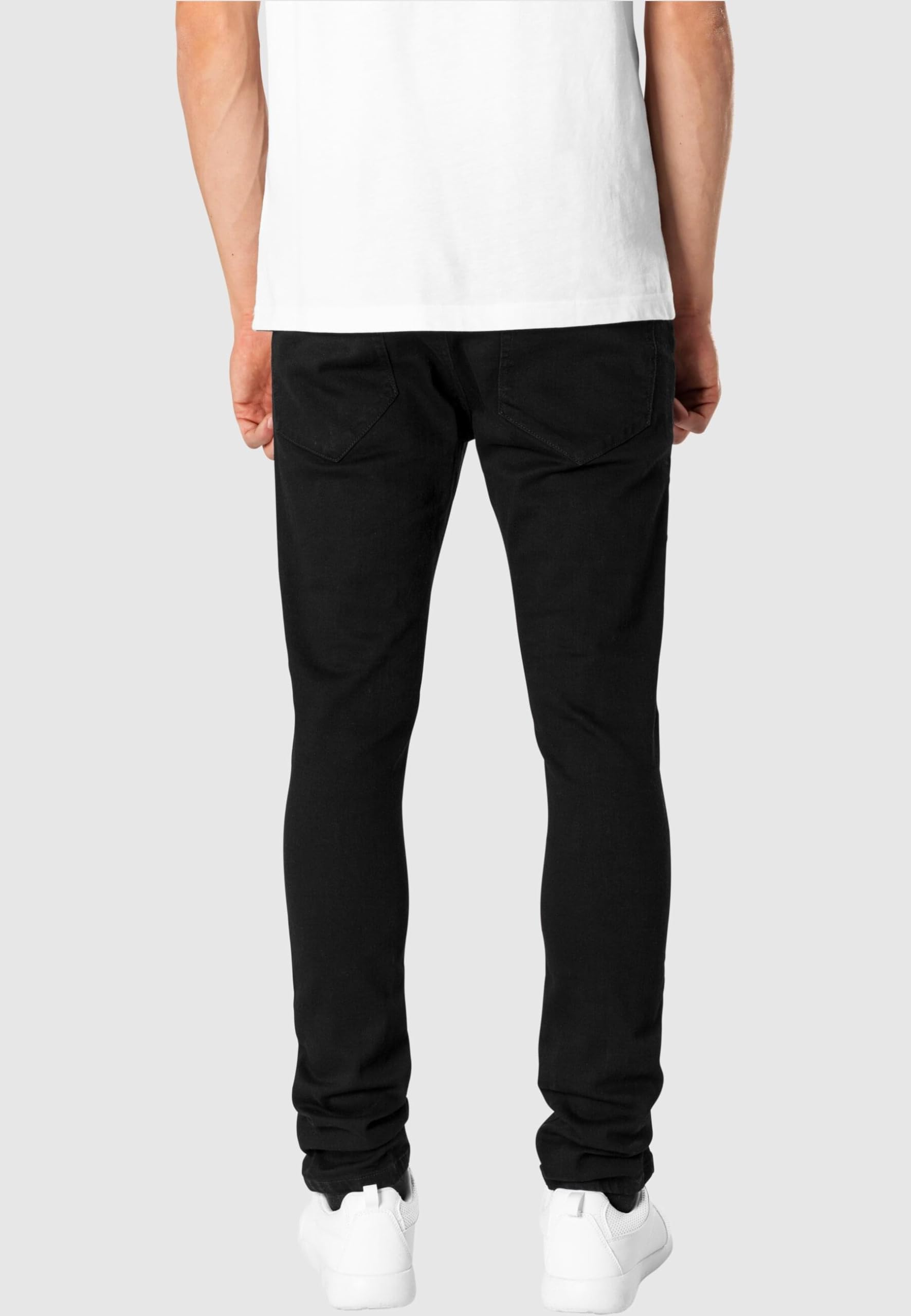 Slim Fit Knee Cut Denim Jeans for Women - Black Wash Size 28 - Perfect for Casual Wear, Street Style & Everyday Comfort