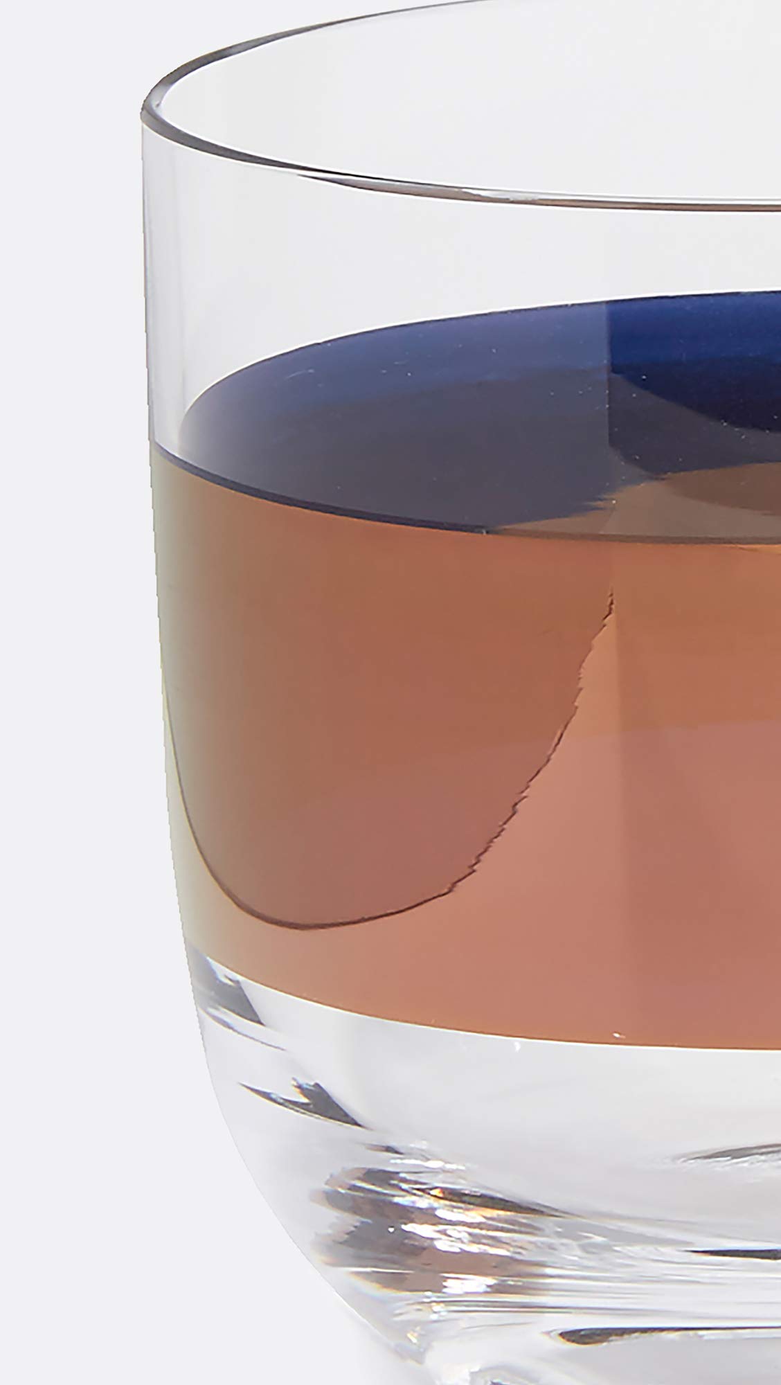 Tom Dixon Tank Whisky Glasses Set - Premium Crystal Clear Drinking Glasses for Scotch, Bourbon & Whiskey - Elegant Barware for Home, Parties & Gifts