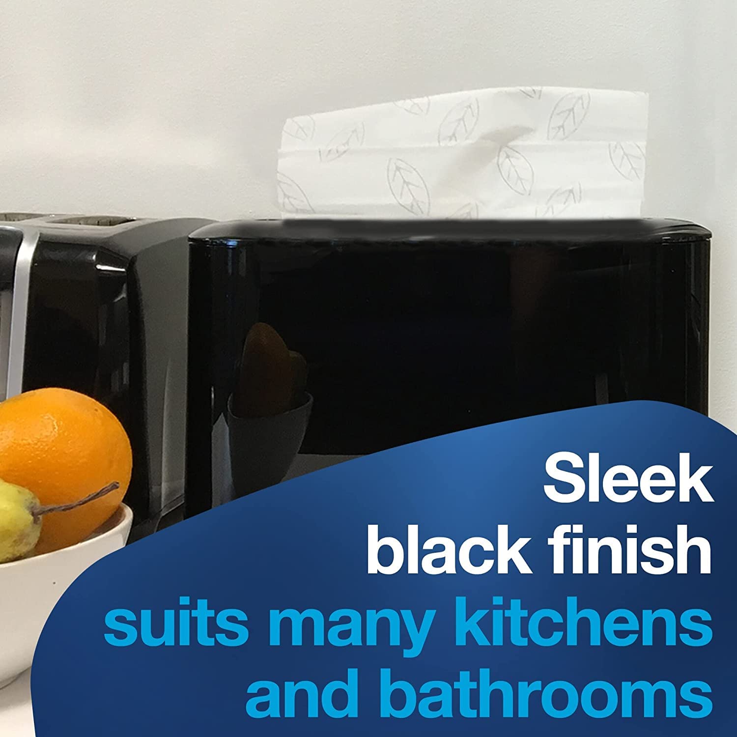 Tork Xpress Soft Multifold Hand Towels - Premium Quality White with Blue Leaf Print, 135 Towels per Pack (16 Packs) | Compatible with H2 & Tork Xpress Paper Towel Dispensers | Compact for Home, Office & Commercial Use | Ideal for Kitchens, Bathrooms & Public Restrooms