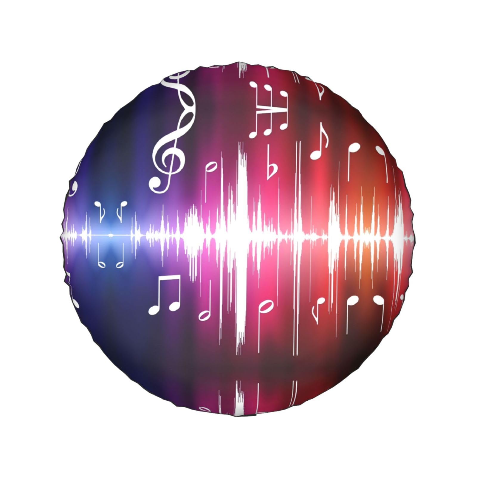Waterproof Music Notes Car Tire Cover - Universal Fit for 15 Inch Wheels, Camper & Travel Trailer Spare Tire Protection - Perfect for Road Trips & Outdoor Adventures