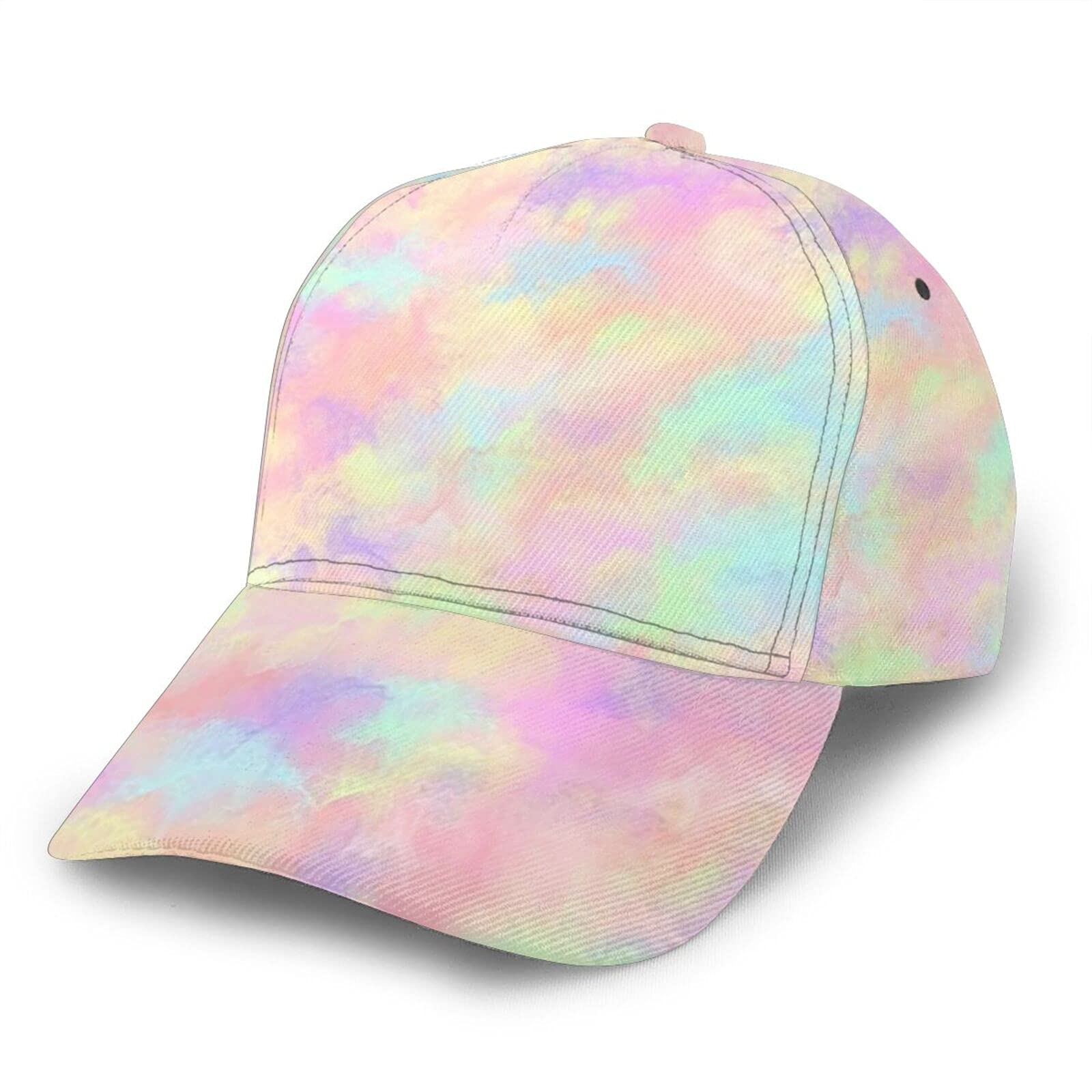 Vibrant Rainbow Tie-Dye Baseball Cap - UV Protection Sun Hat for Men & Women - Perfect for Hiking, Outdoor Sports & Summer Fashion