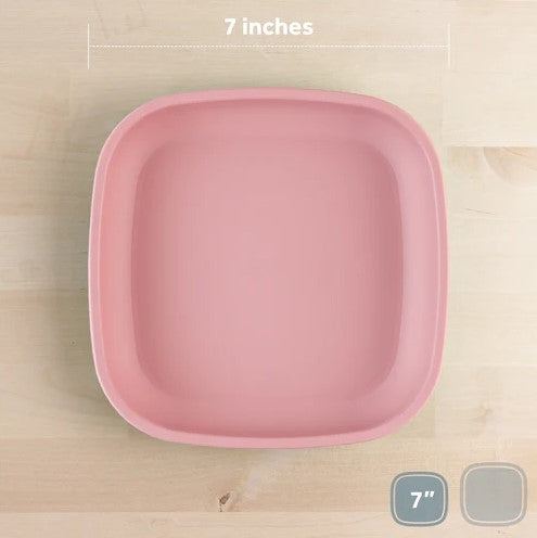 RePlay Flat Plate - Durable, Eco-Friendly Melamine Dinnerware Set for Kids & Adults - Perfect for Everyday Meals, Picnics, and Outdoor Dining