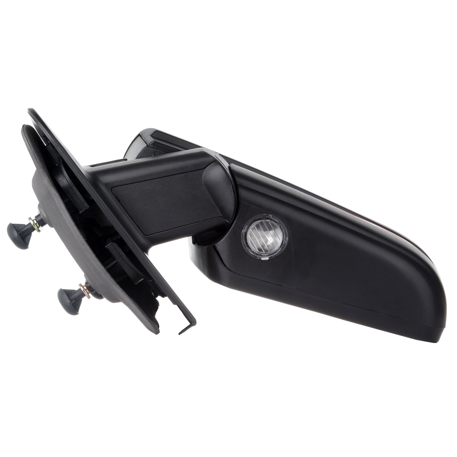 2004-2014 Ford F-150 Power Heated Towing Mirror with Puddle Light & Signal - Left Side Chrome Replacement for Pickup Trucks - Perfect for Towing, Night Driving & Off-Road Adventures
