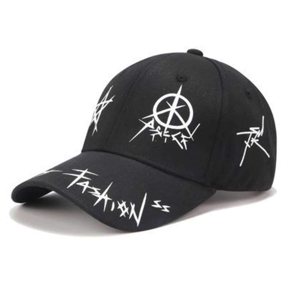 Custom Unisex Cotton Baseball Cap - Hip Hop Graffiti Snapback Hat for Men & Women | Fashion Sports Accessories for Casual Wear, Street Style & Outdoor Activities