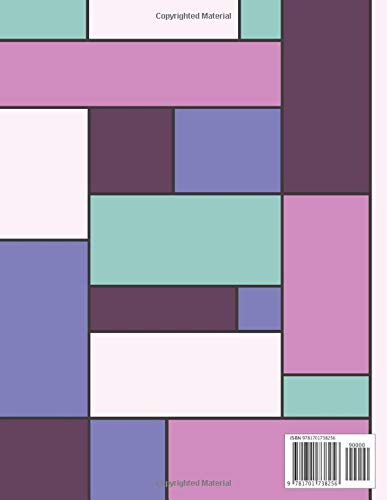 Graph Paper Composition Notebook: 4x4 Quad Ruled Grid Paper with 120 Numbered Pages, 8.5x11
