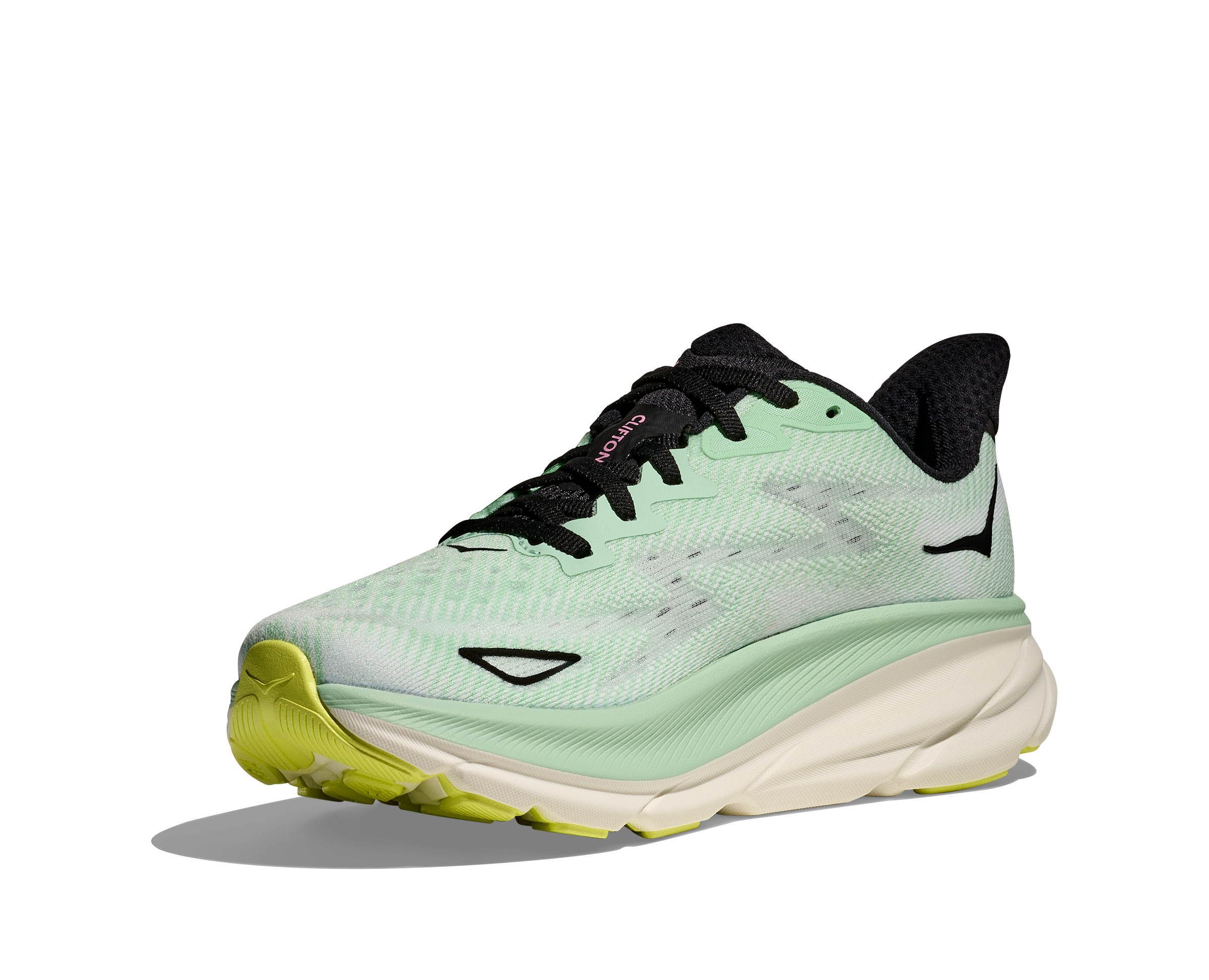 HOKA Women's Clifton 9 Running Shoes - Mint Fluorite/Snow Melt - Lightweight Cushioned Sneakers for Road Running, Jogging & Gym Workouts