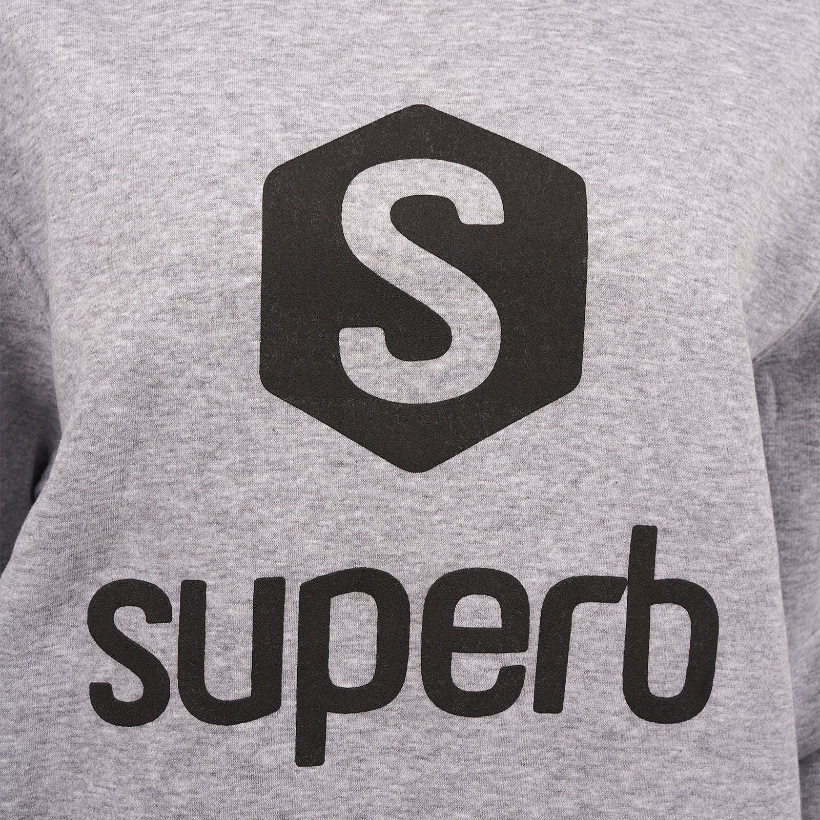 Hexablack Grey Hooded Sweatshirt - Men's & Women's Casual Pullover for Outdoor & Streetwear Fashion