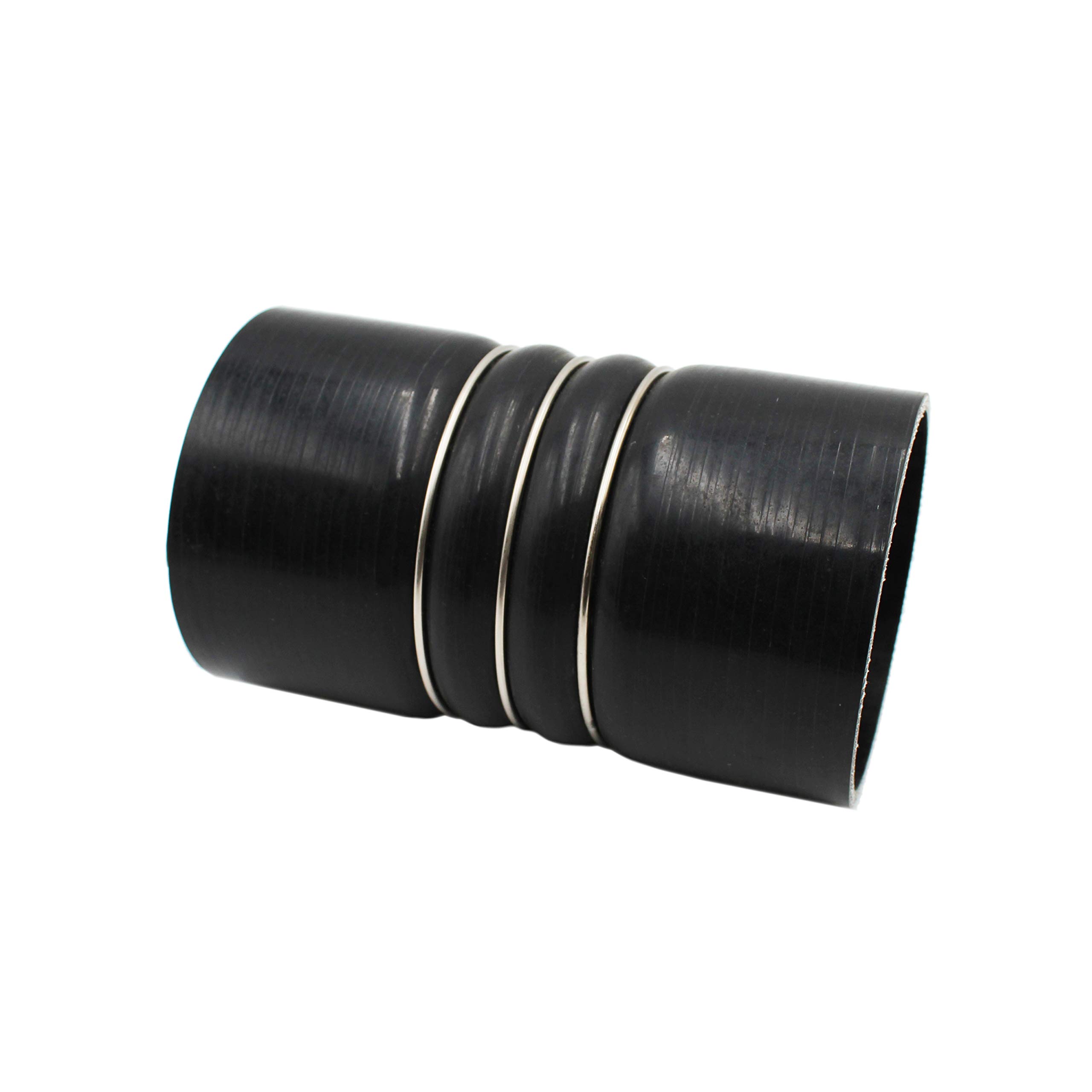 4-Ply Black Silicone Hump Hose for Charge Air Cooler - 4.00