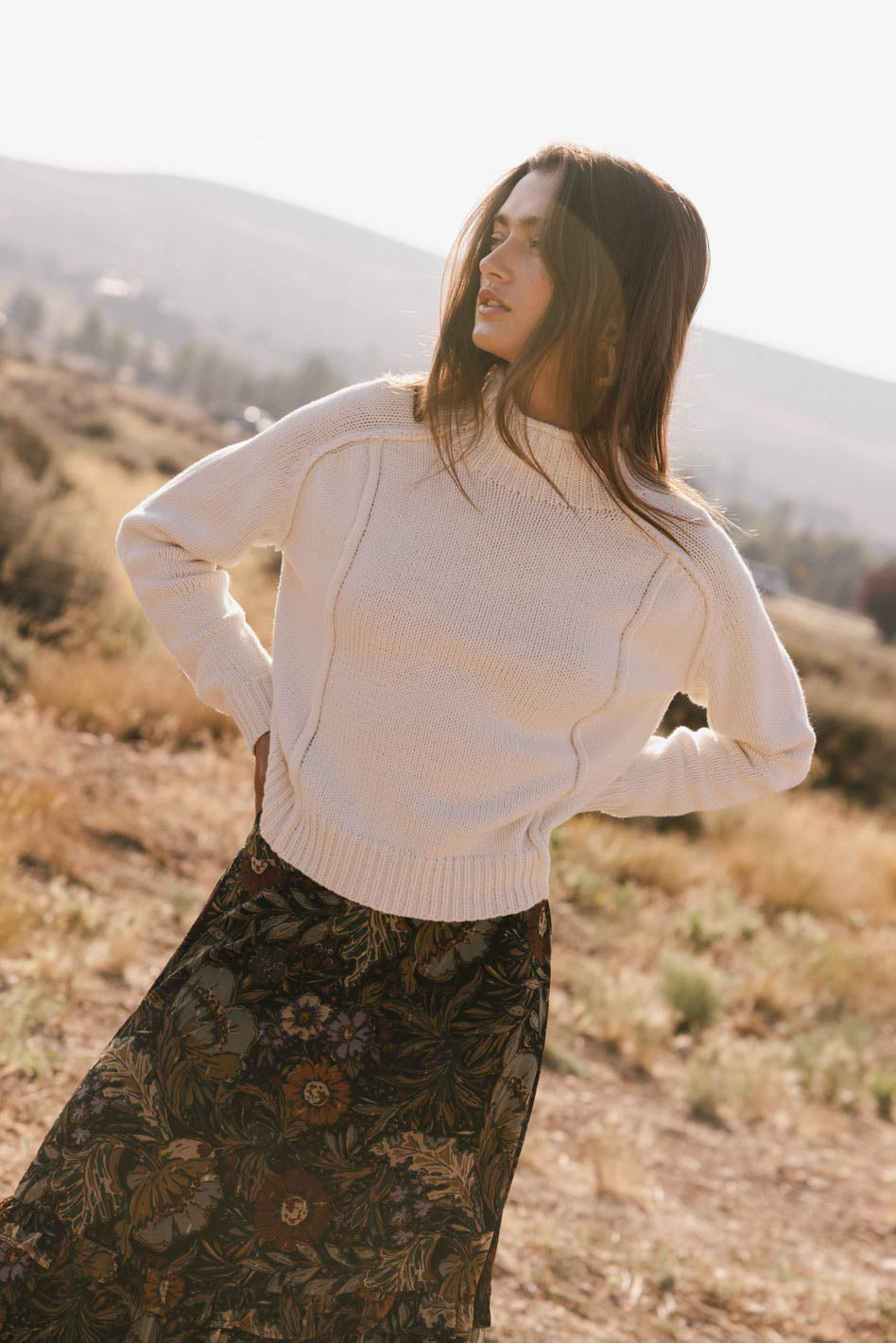 Kerry Knit Sweater Women's Cozy Cable Pullover | Final Sale | Perfect for Fall & Winter Outfits, Office Wear & Casual Weekends