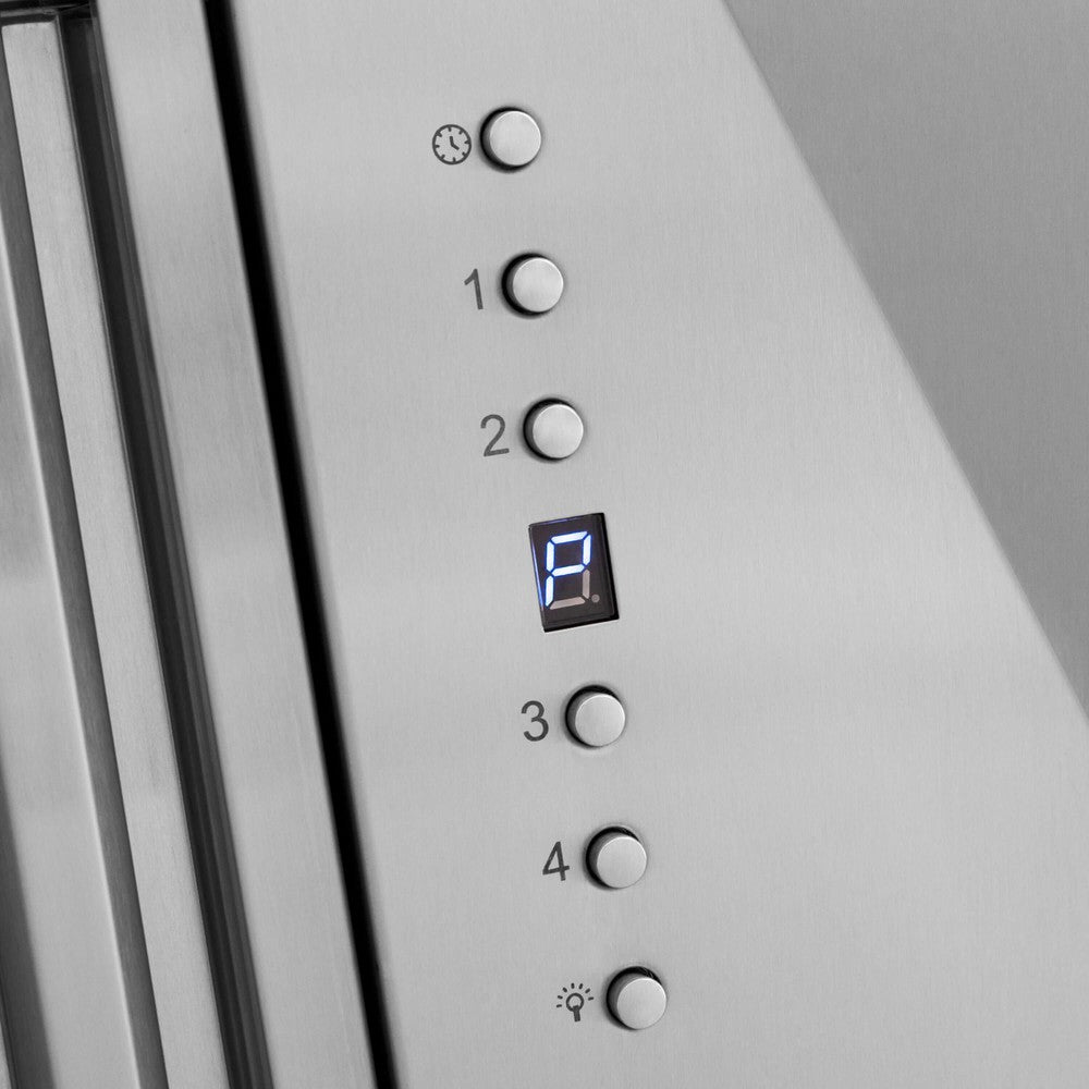 ZLINE Autograph Edition 30 Inch Stainless Steel Range Hood with Stainless Steel Shell & Handle (8654STZ 30) - Professional Kitchen Ventilation for Home Chefs