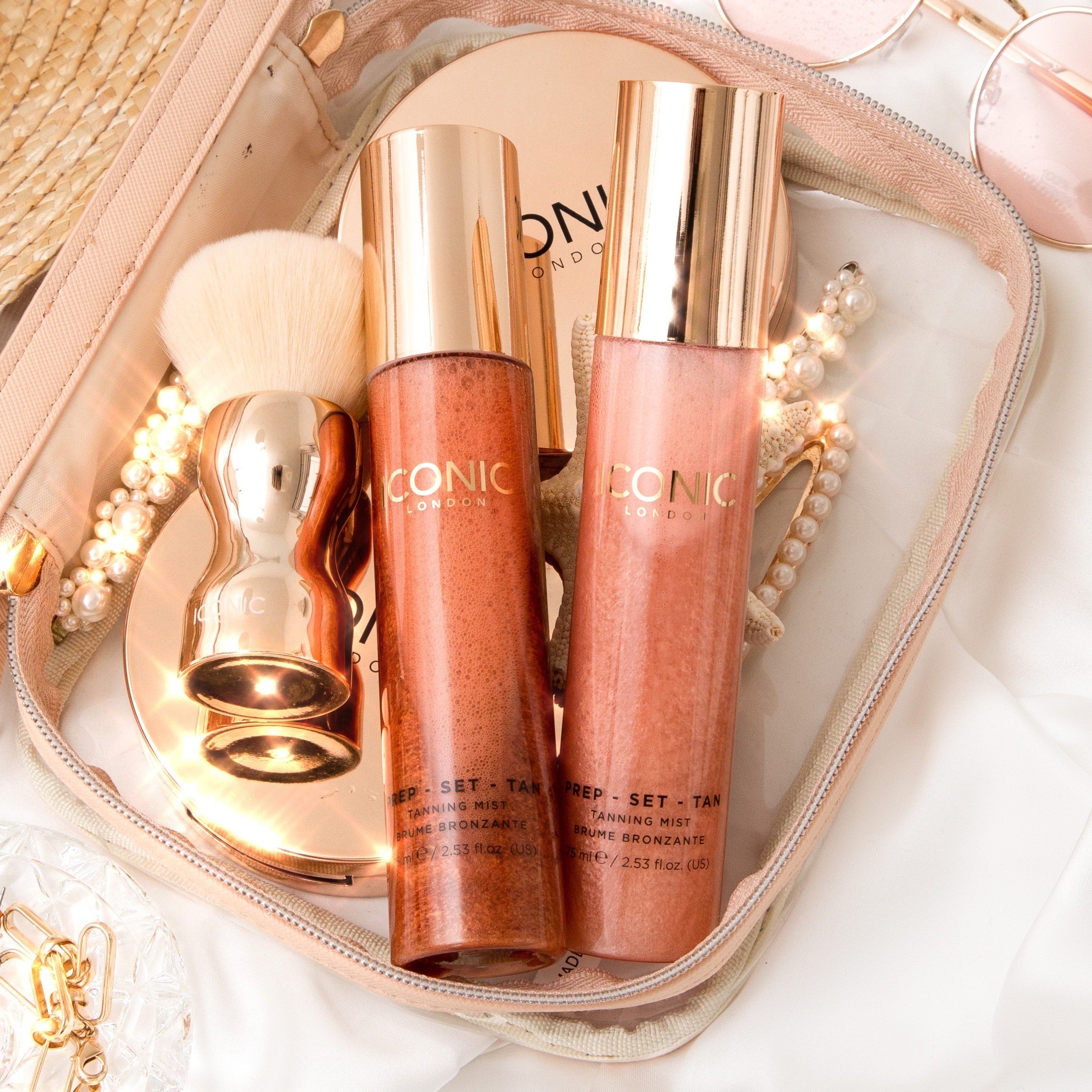 Natural-Looking Self-Tanning Face Bundle - Organic Bronzing Drops & Hydrating Tan Extender for a Sun-Kissed Glow | Perfect for Daily Use, Special Occasions & Travel