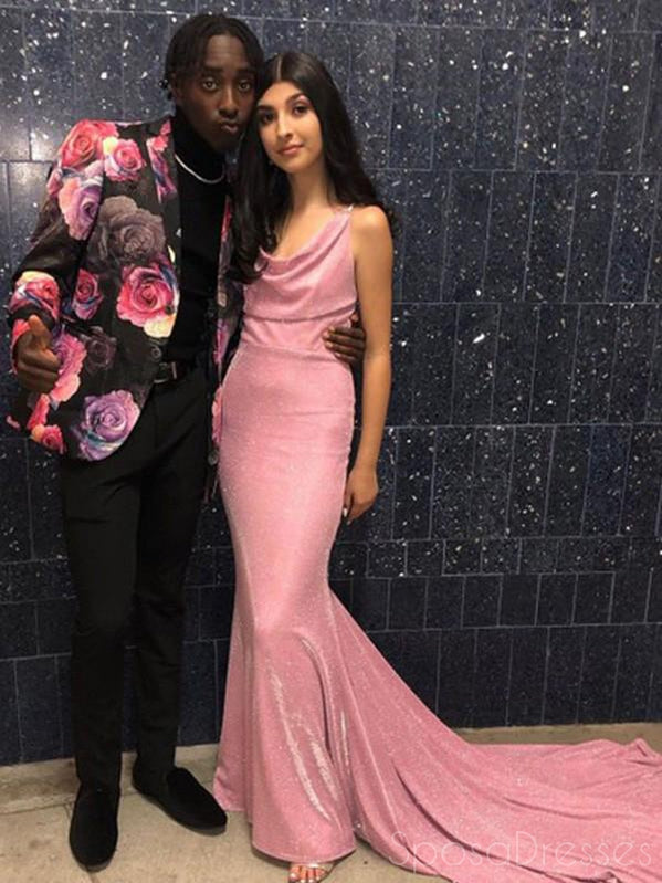 Elegant Mermaid Spaghetti Strap Sleeveless Prom Dress for Sweet 16 & Formal Events - Perfect for Homecoming, Quinceañera & Evening Parties (Style 12423)