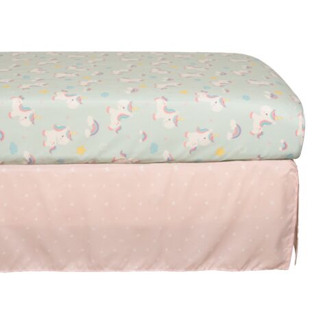 **Pink 4-Piece Baby Nursery Bedding Set - Soft Crib Bedding for Newborns & Infants - Perfect for Nursery Decor, Baby Showers & Cozy Sleep**