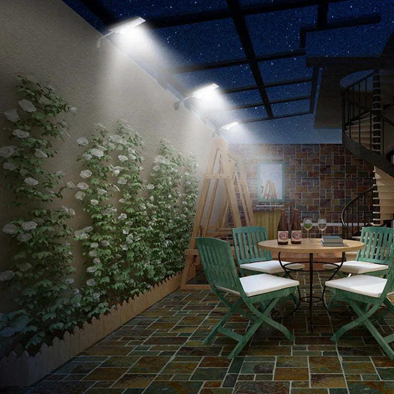 Solar Powered LED Outdoor Wall Light with Motion Sensor - Weatherproof Security Lighting for Porch, Garden, Garage & Pathway