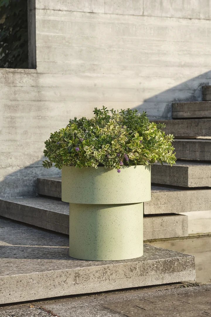 Erasmo Vase by CIMENTO® - Modern Ceramic Home Decor for Living Room, Dining Table & Office Desk | Handcrafted Flower Vase for Centerpieces & Interior Design